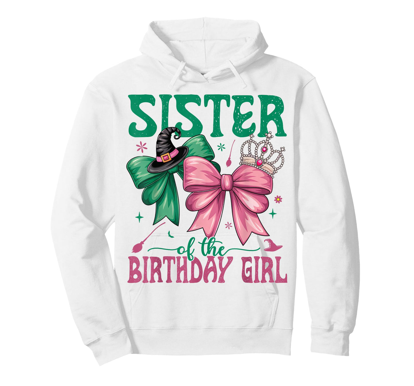 Sister of The Birthday Girl Matching Witch Family Bday Part T-Shirt