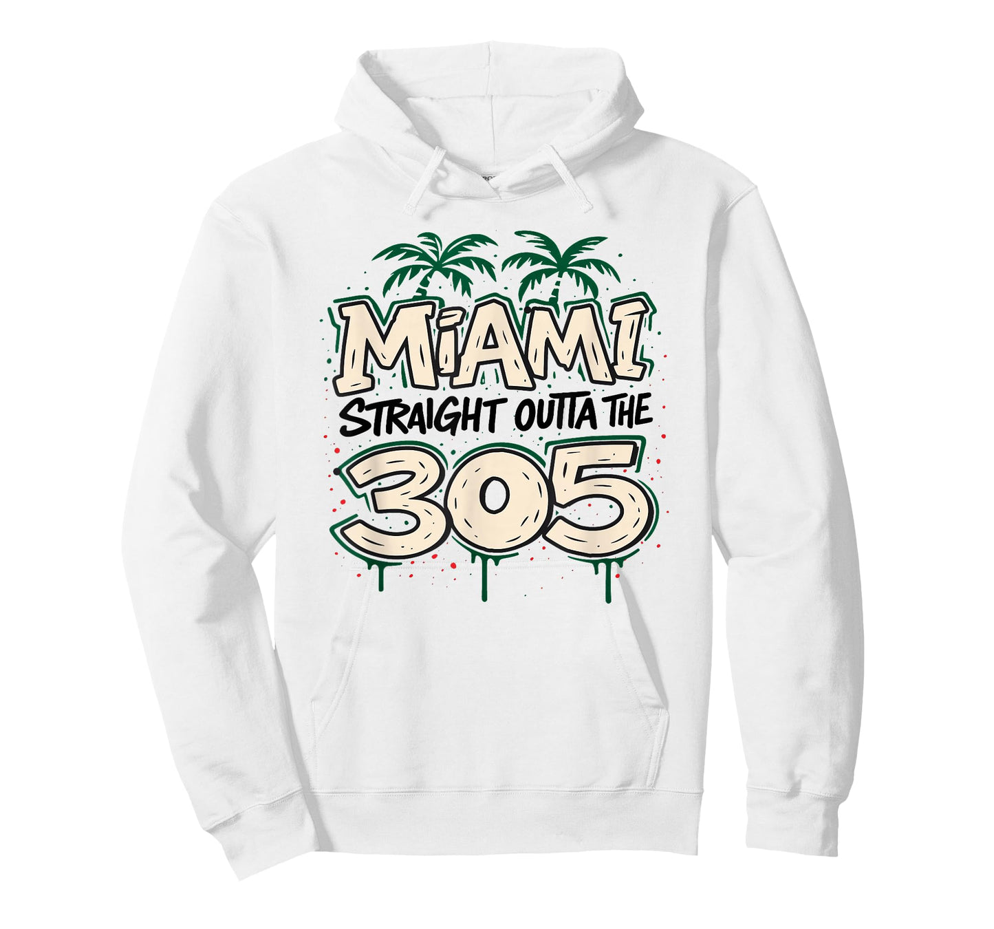 Miami Reppin The 305 Dade Graffiti Urban Vibe Streetwear T-Shirt