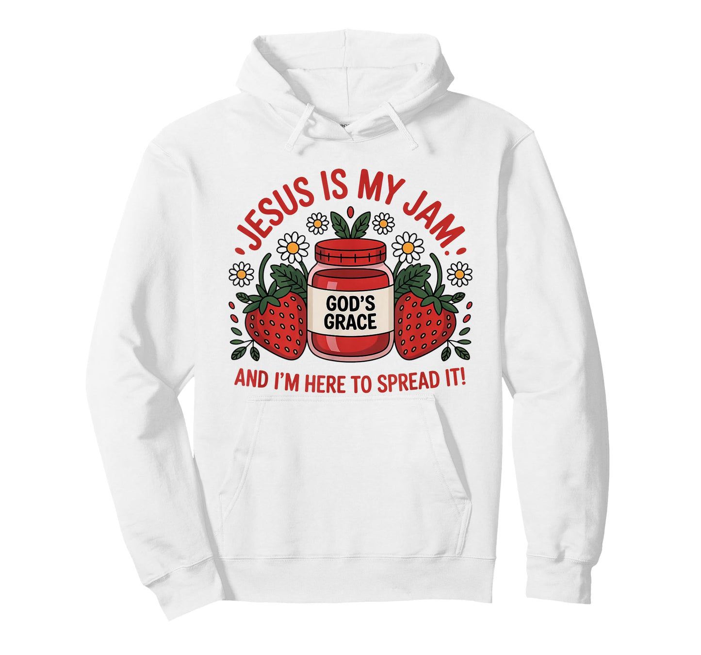 Jesus is My Jam God's Grace Christian Faith Religious Humor T-Shirt