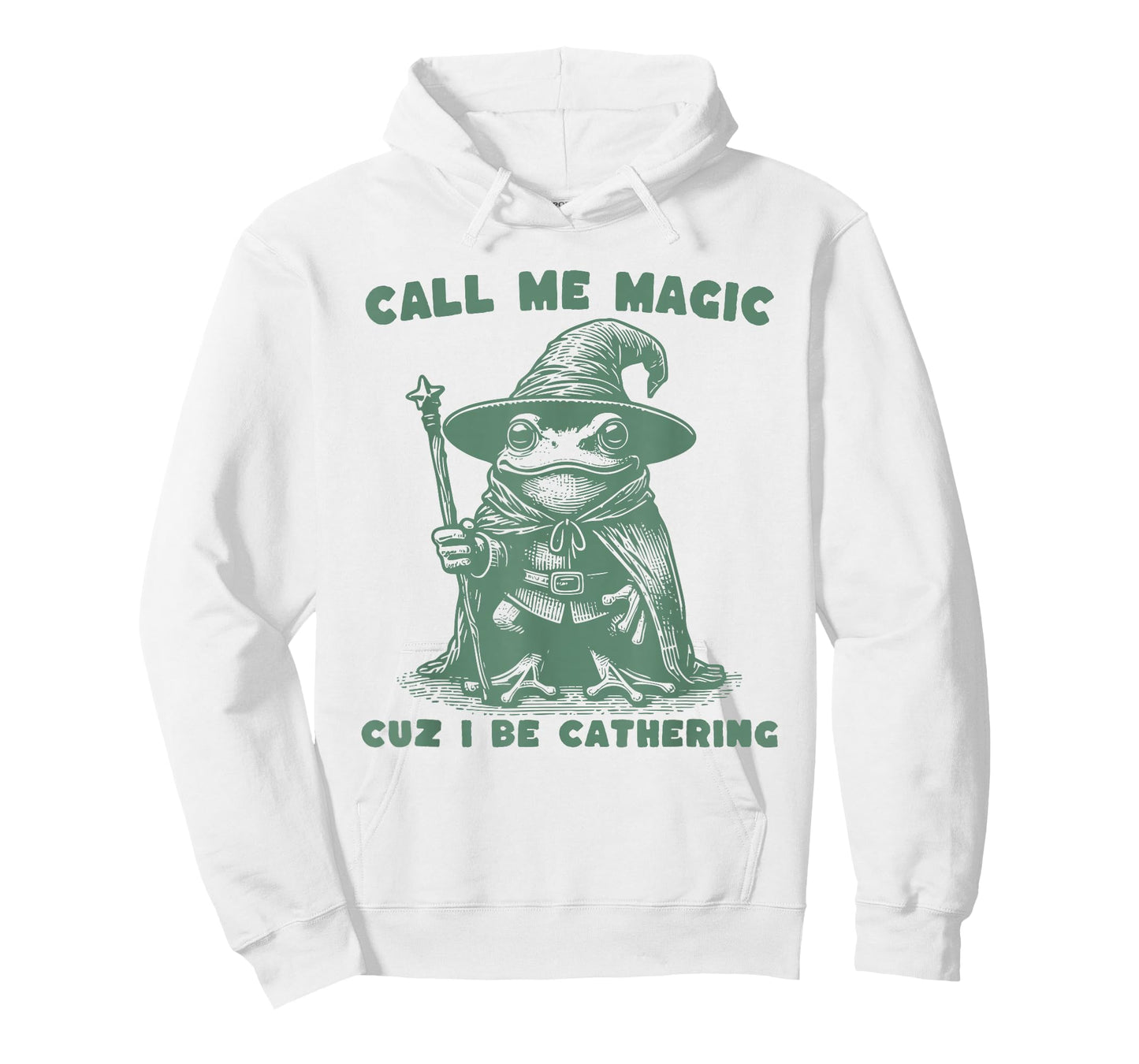 Call Me Magic Cuz I Be Gathering, Funny Wizard Frog Meme T-Shirt