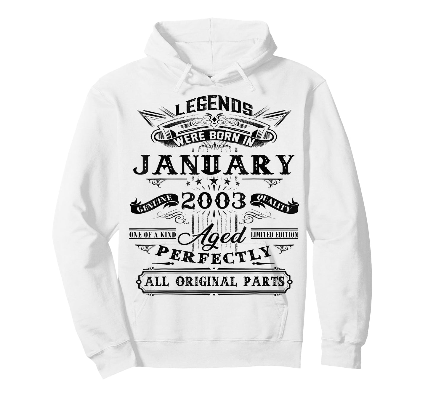 23rd Birthday Gift Legend Born in January 2003 23 Yrs Old T-Shirt