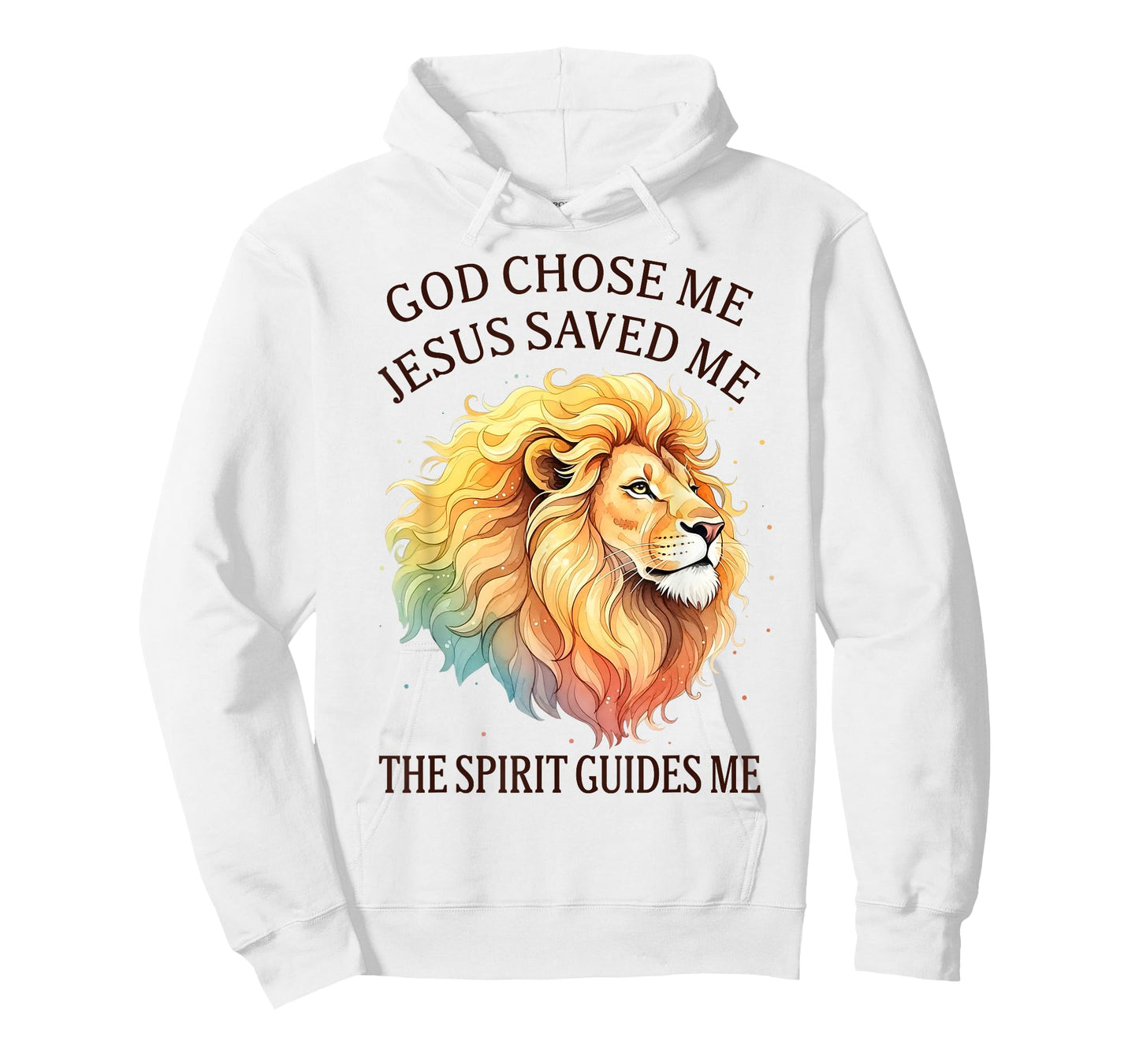 Christian Faith Jesus Lion God Chose Me Jesus Saved Me T-Shirt