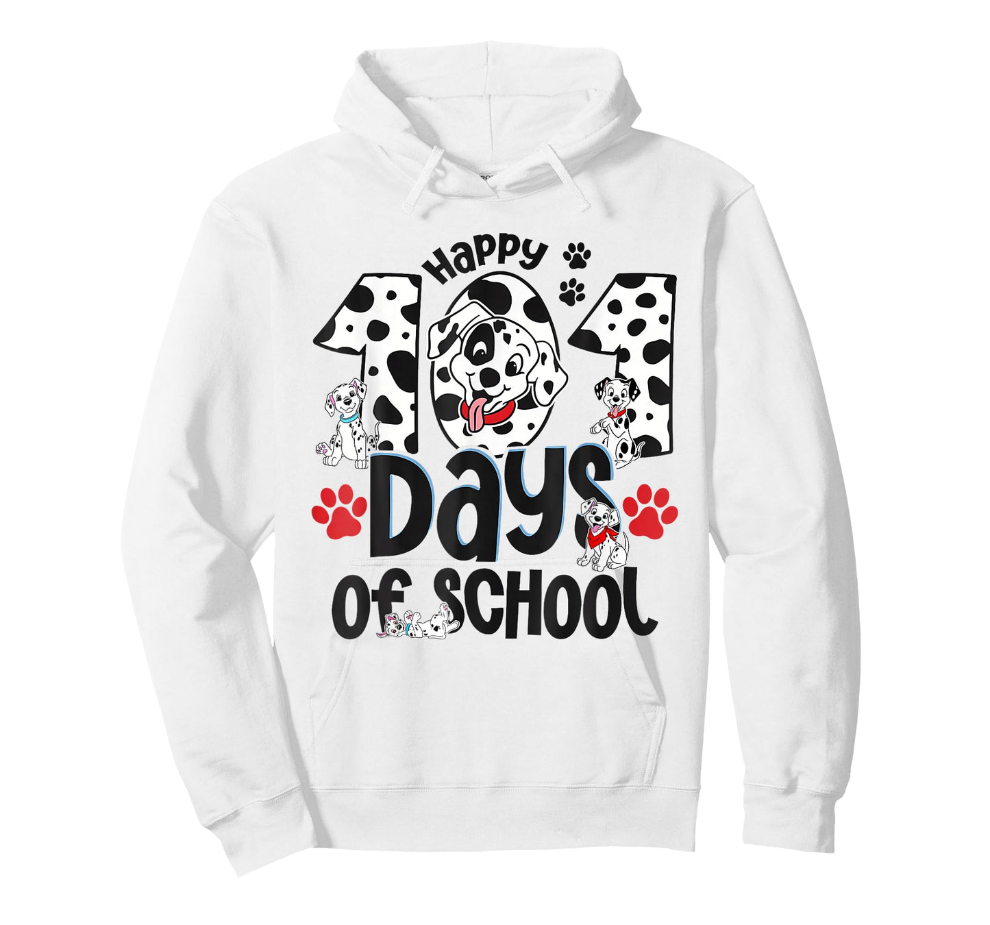 Happy 101 Days School Cute Dog 100 Days Smarter Student Kids T-Shirt