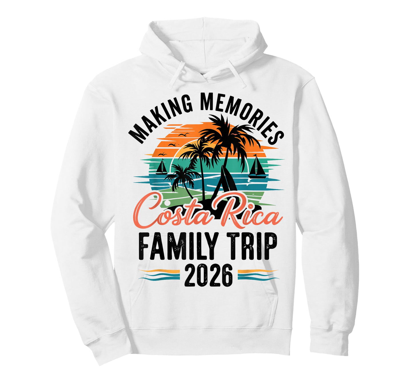 Costa Retro Rica Family Trip Matching Vacation Squad 2026 T-Shirt