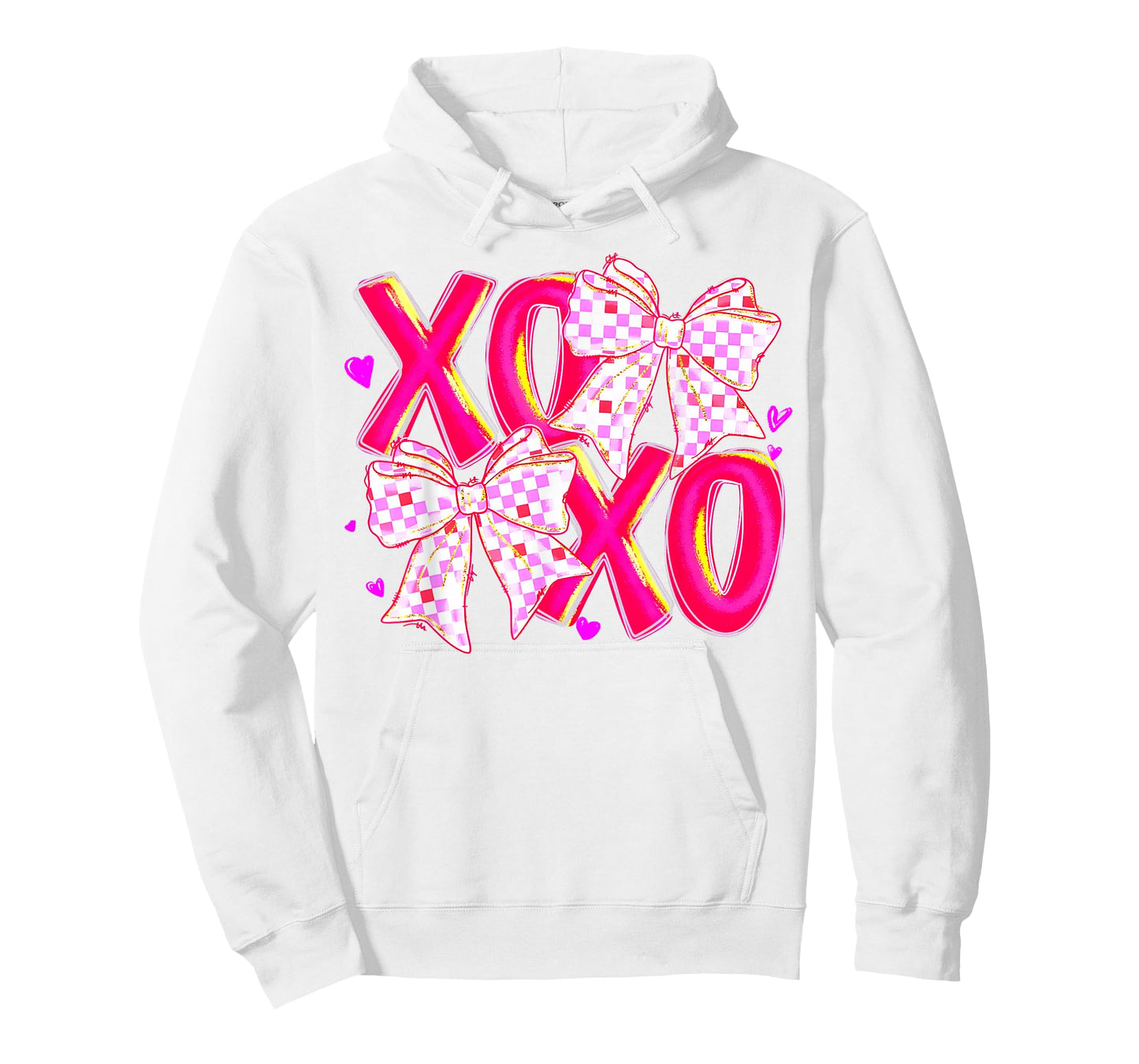 Coquette Valentine XOXO Funny Valentine Bow Hearts Lover T-Shirt