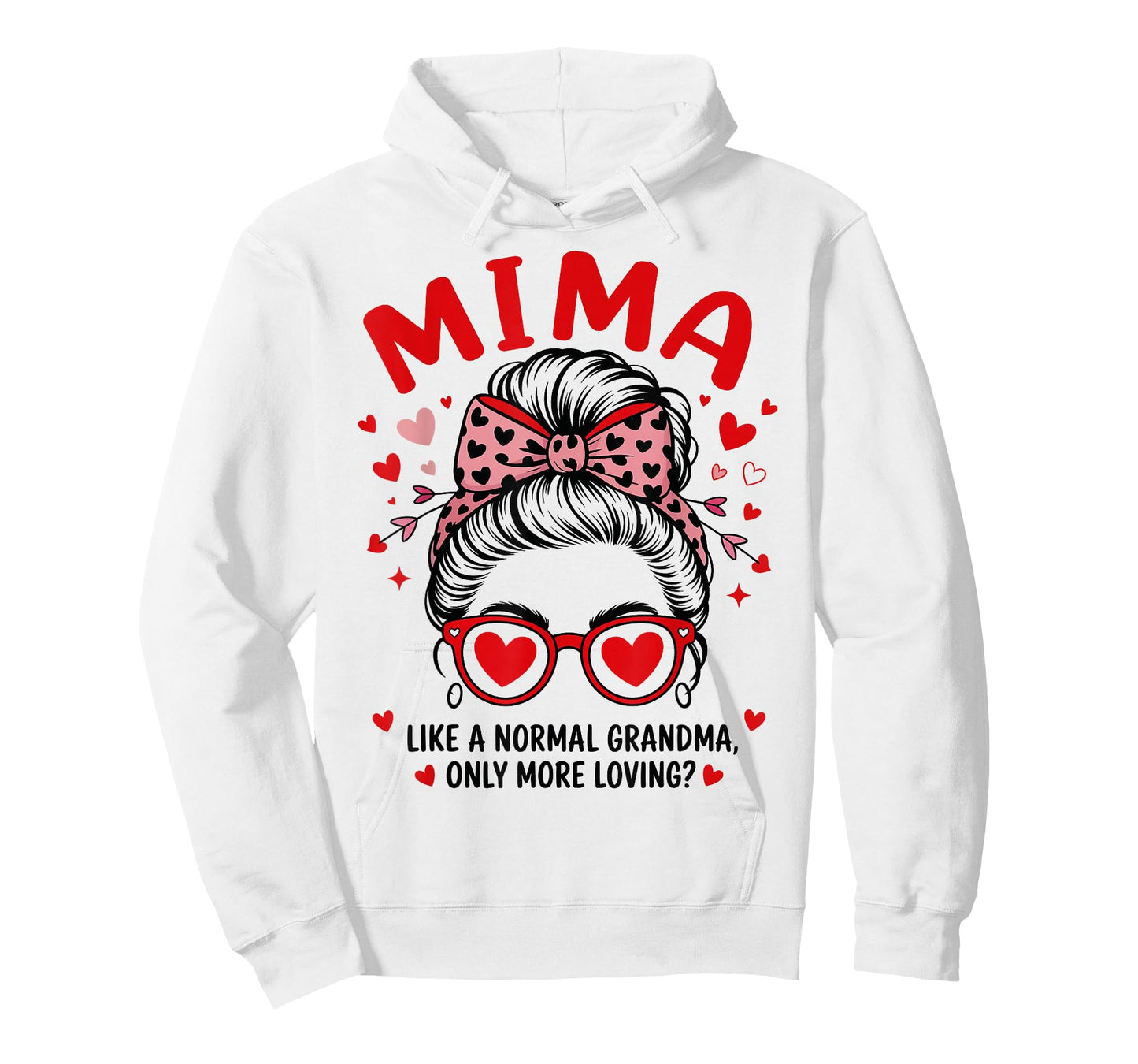 MIMA Valentine Quote for Loving Grandma with Cute Bow T-Shirt