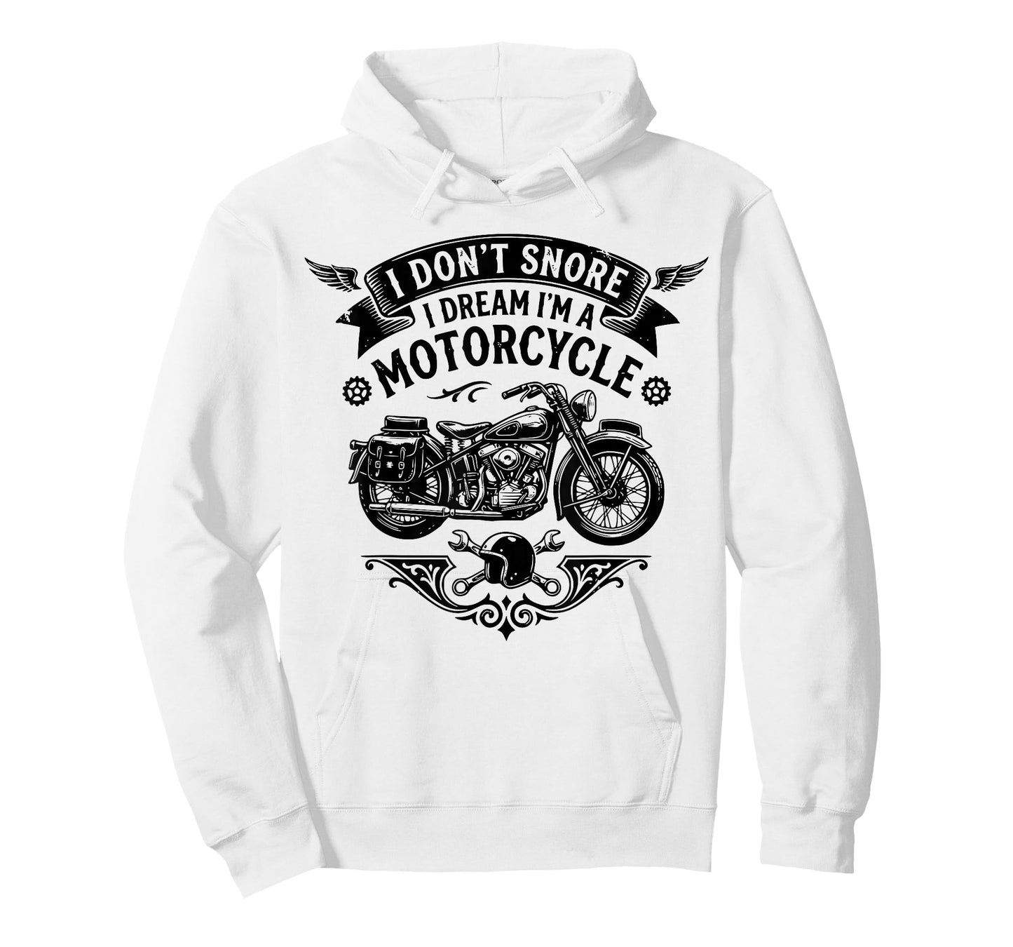 Funny I Don't Snore I Dream I'm A Motorcycle Snoring Biker T-Shirt