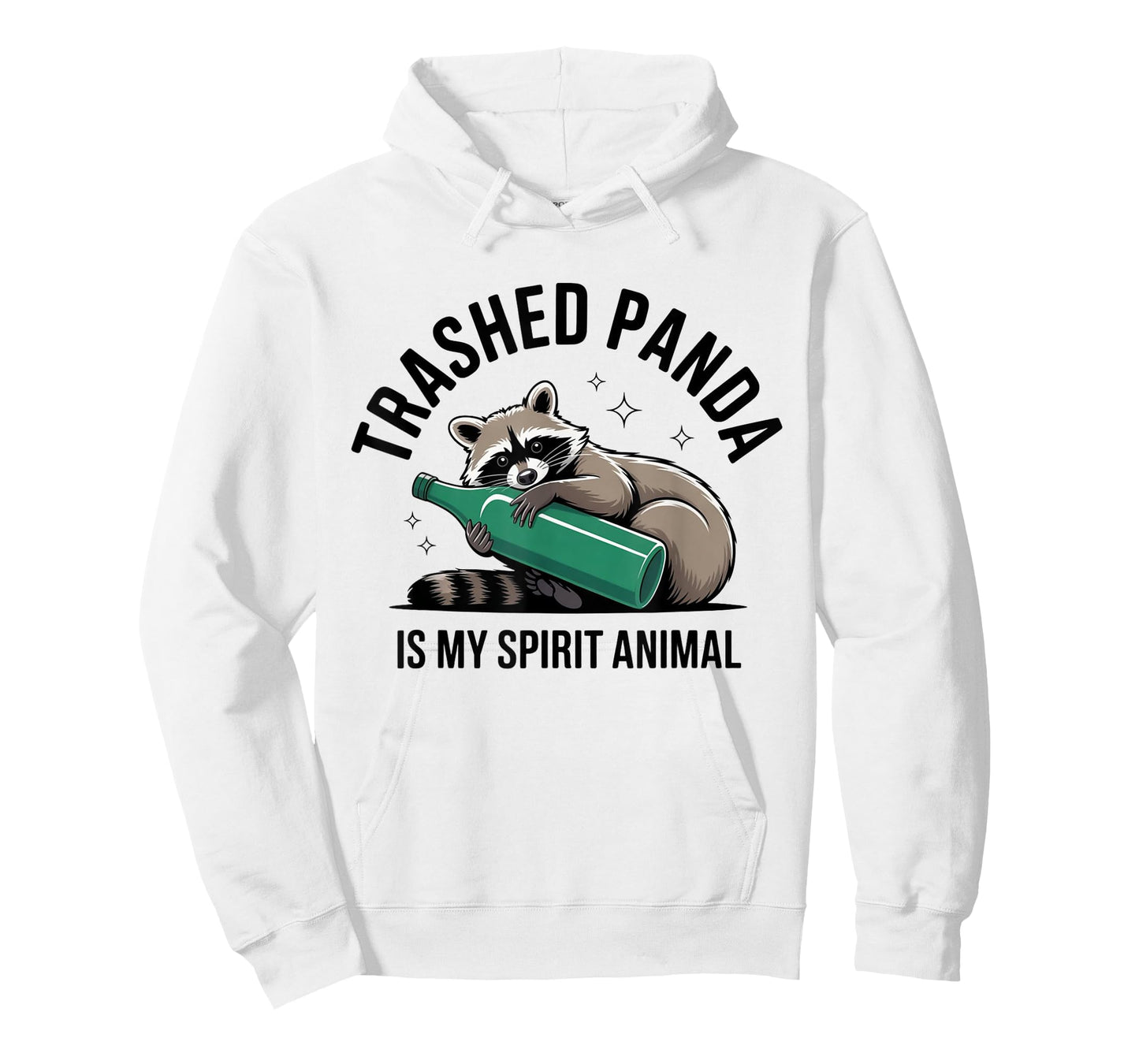 Trashed Panda Spirit Animal Funny Raccoon Meme Humor Vibe T-Shirt