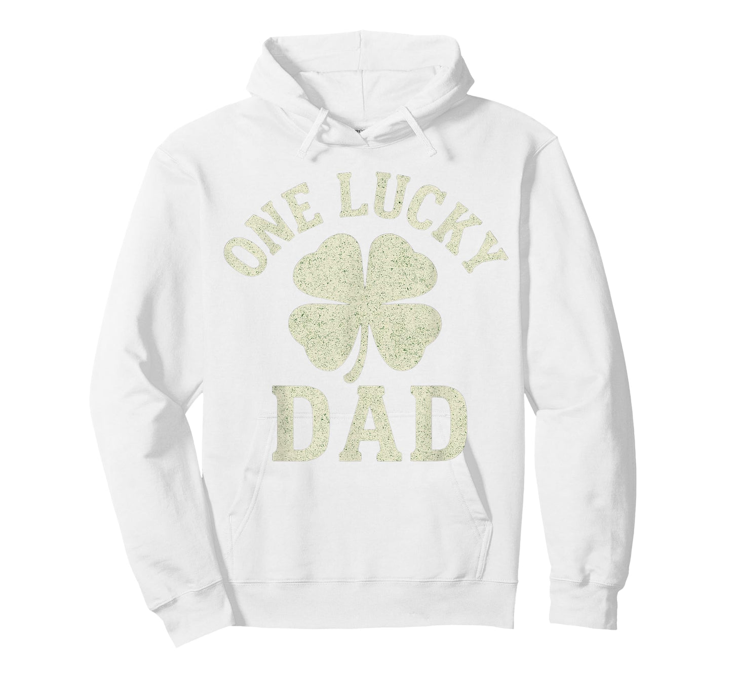 One Lucky Dad St Patricks Day Funny Vintage Papa Father Men T-Shirt