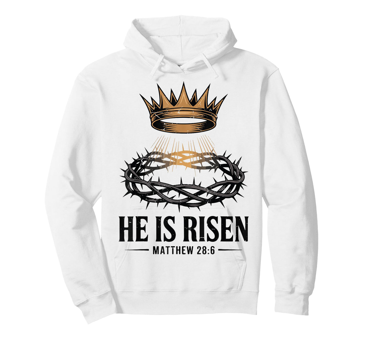 He is Risen Jesus Crown Thorns Christian Easter Toddler Boy T-Shirt