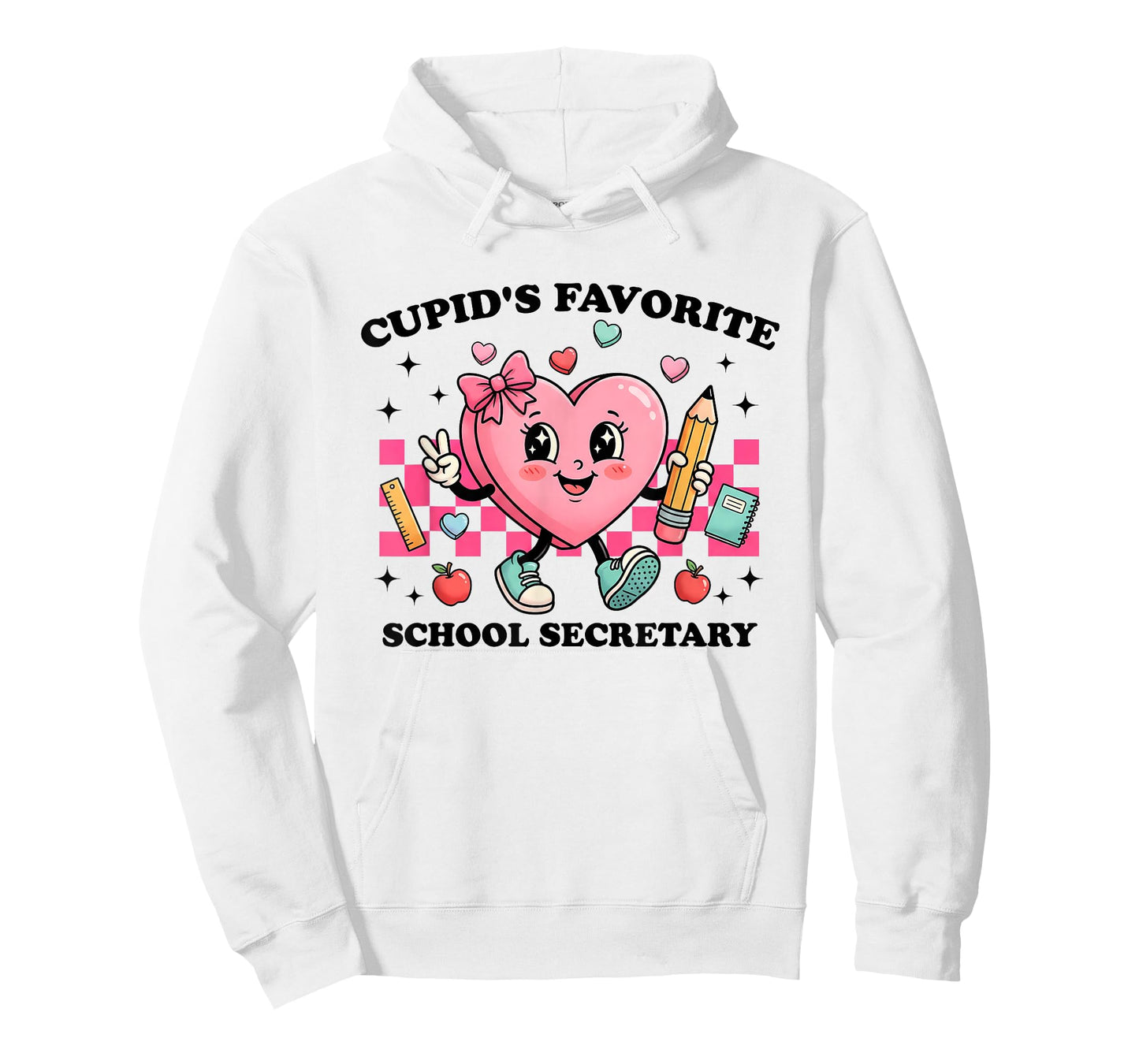 Cupid’s Favorite School Secretary Valentines Funny Cupid T-Shirt