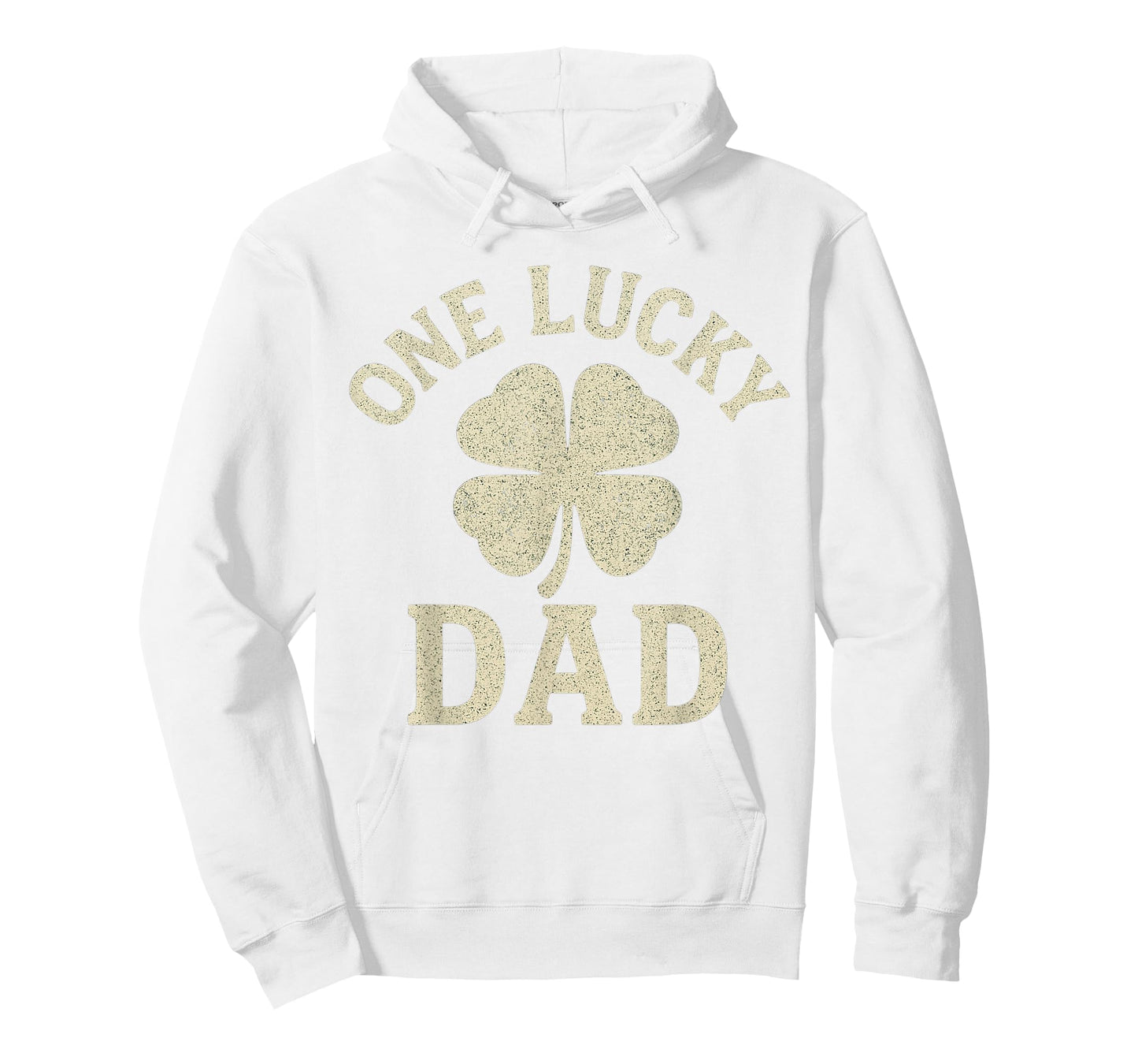 One Lucky Dad St Patricks Day Funny Vintage Papa Father Men T-Shirt