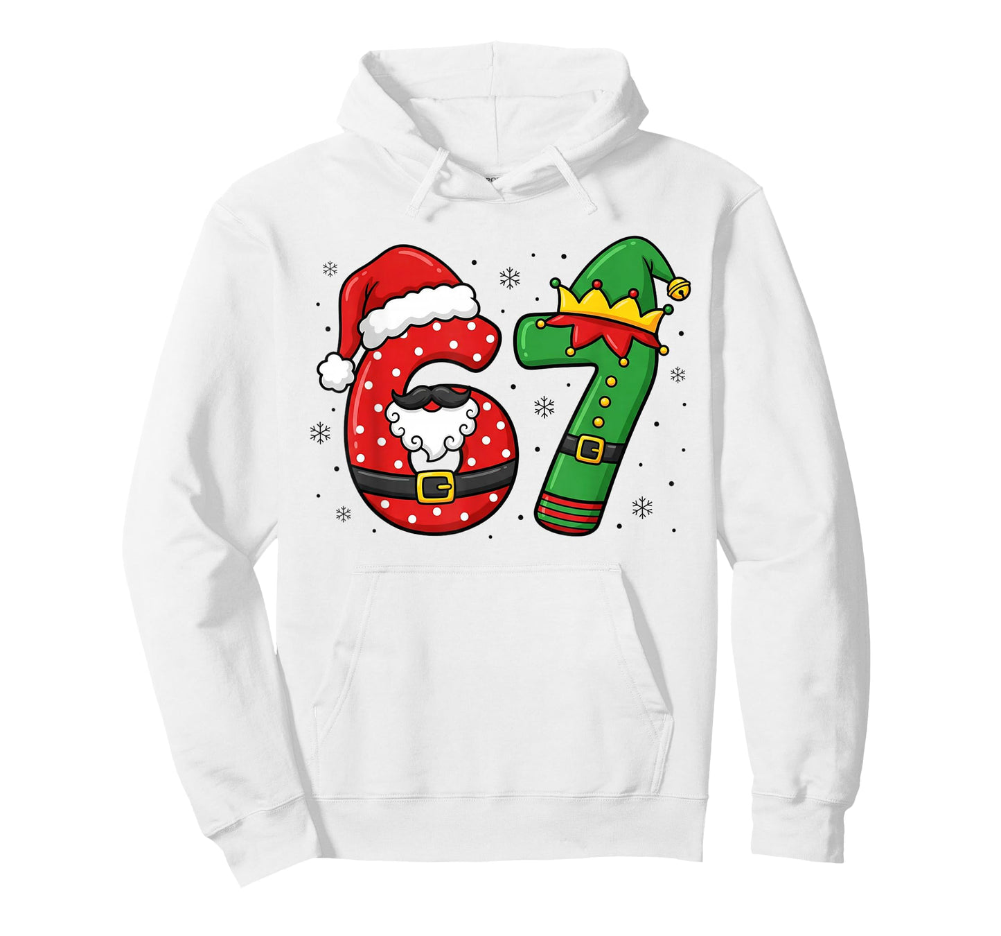 67 Six Seven Funny Christmas 6 7 Meme Xmas Boys Girls Kids T-Shirt