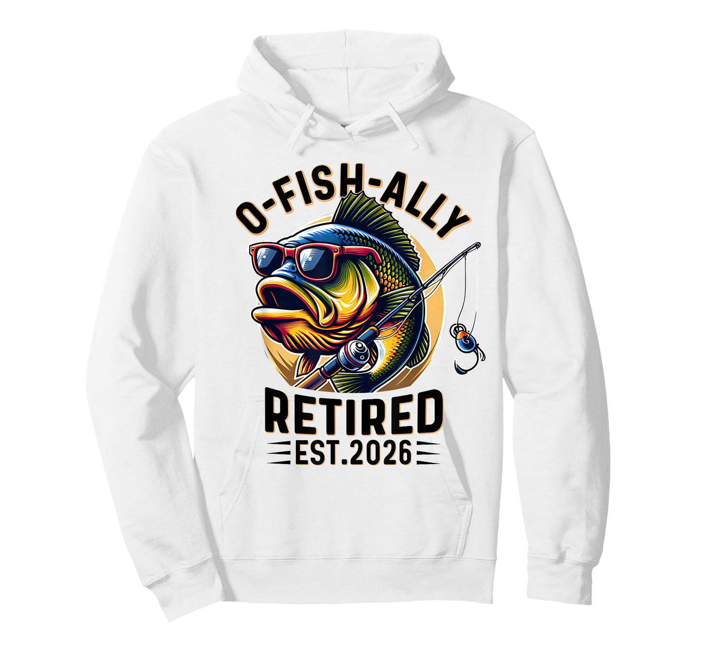 Ofishally Retired 2026 Retirement Men Fisherman Funny T-Shirt