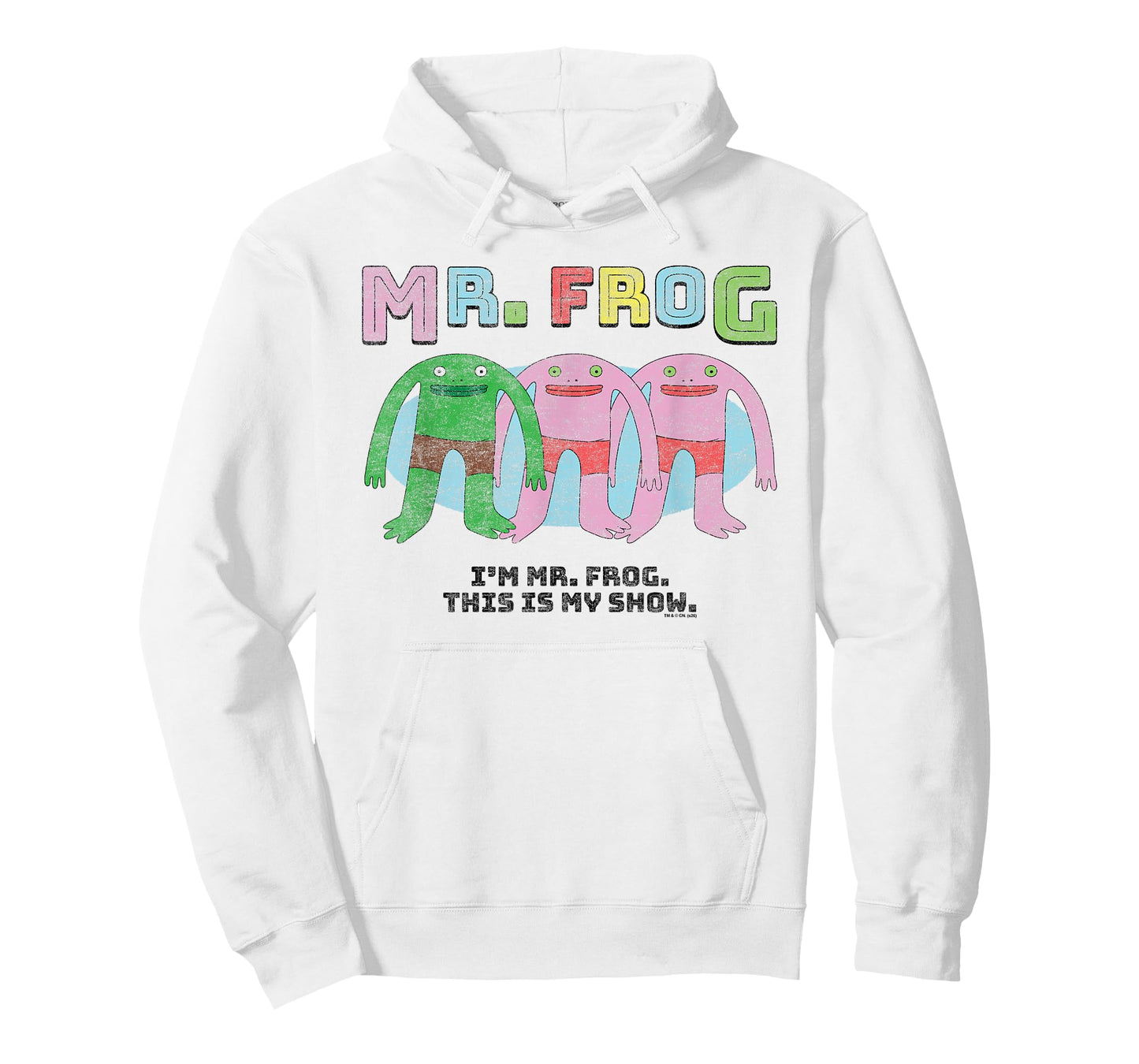 Smiling Friends Colorful Mr. Frog This is My Show Cartoon T-Shirt