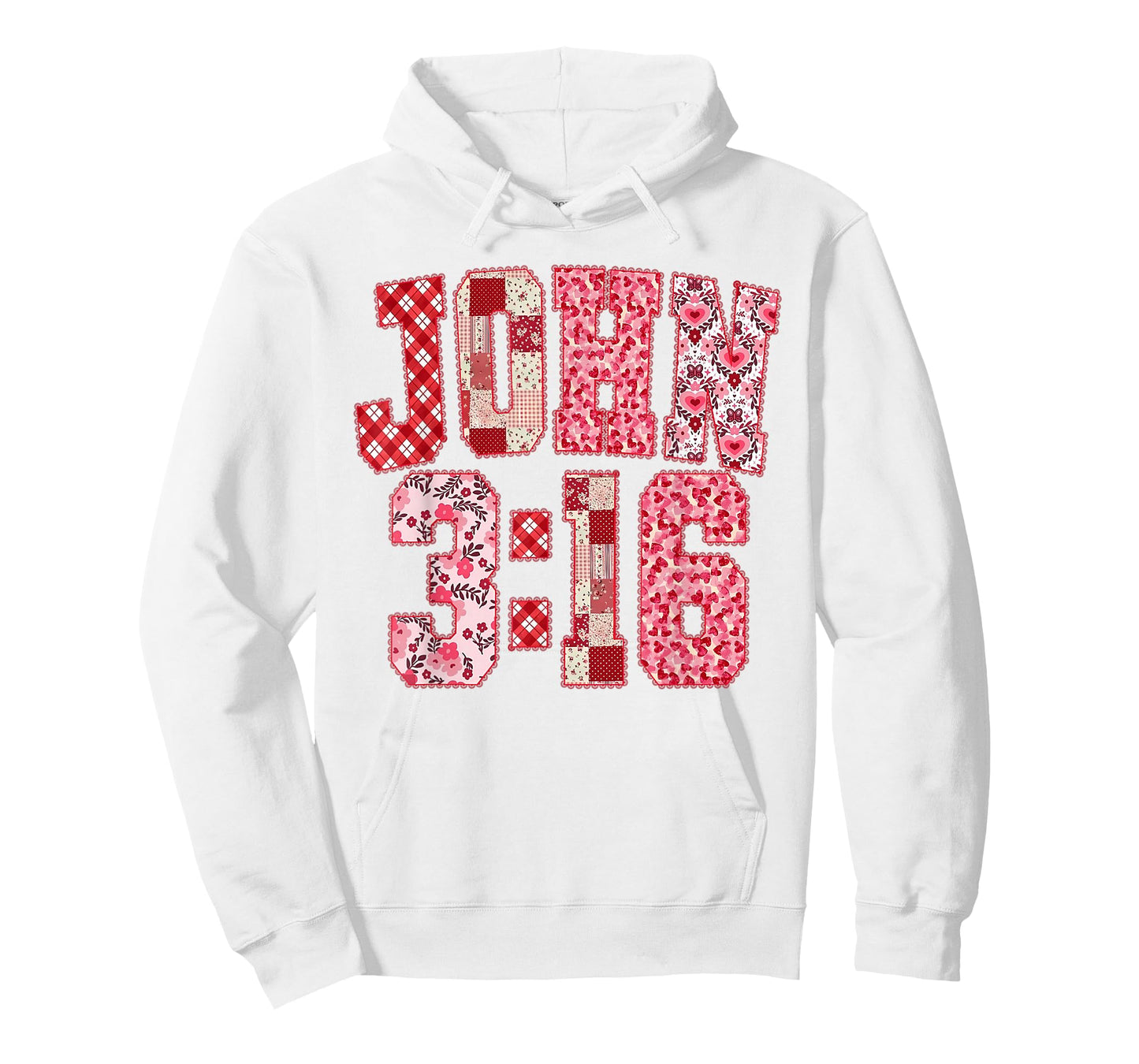 John 3 16 Preppy Valentine Love Christian Bible Verses Jesus T-Shirt