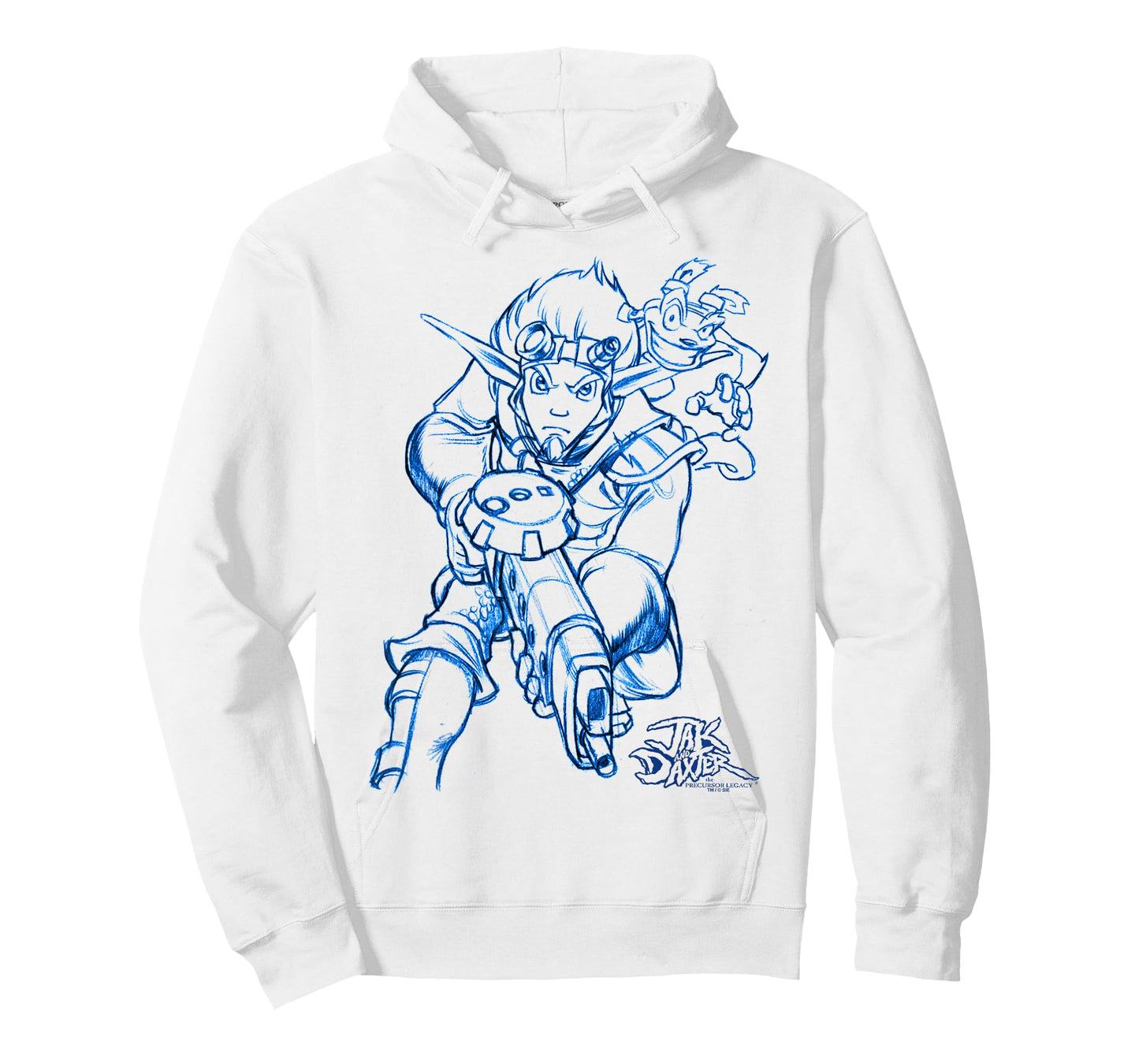 PlayStation Jak & Daxter Duo Action Pose Concept Art T-Shirt