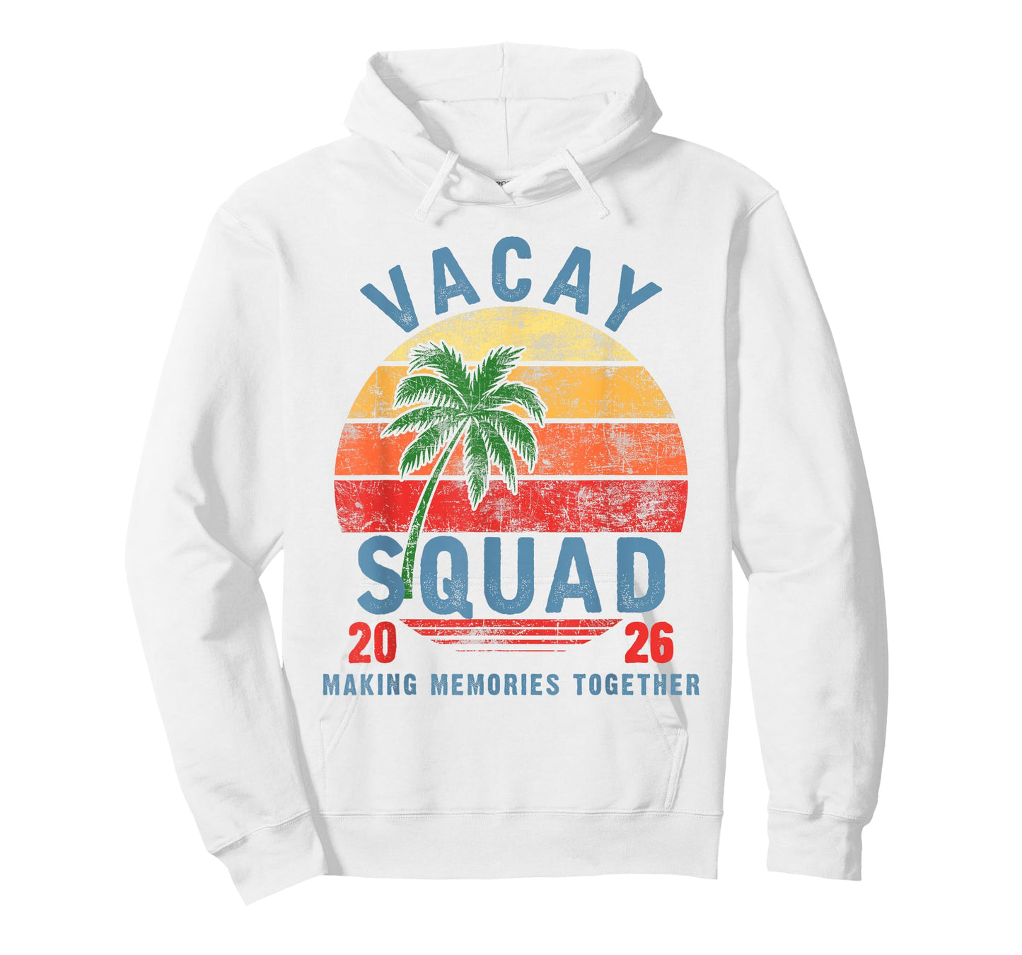 Vacay Squad 2026 Summer Vacation Family Friends Trip Palm T-Shirt