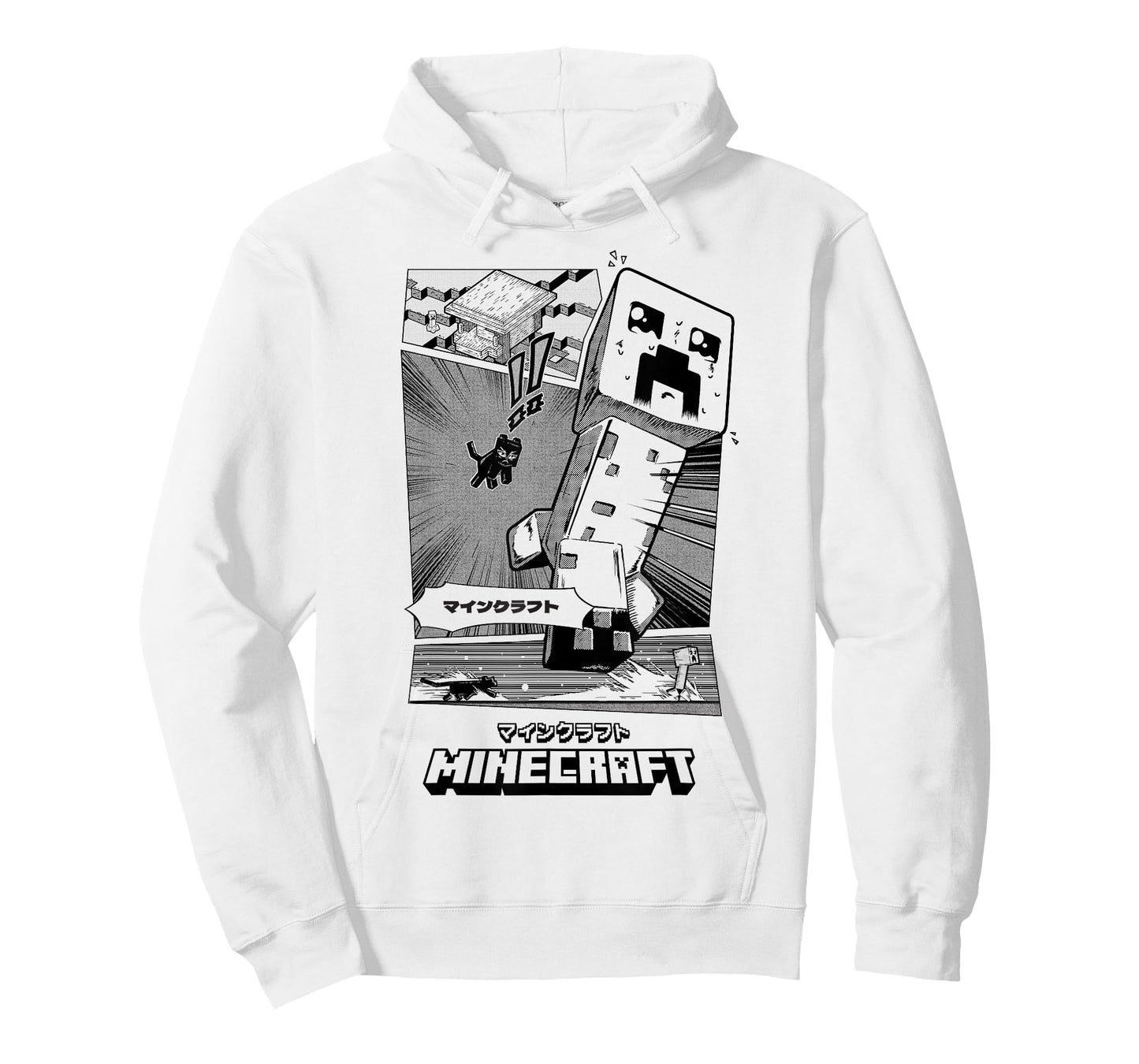 Minecraft Japanese Katakana Logo Minimalist Streetwear T-Shirt