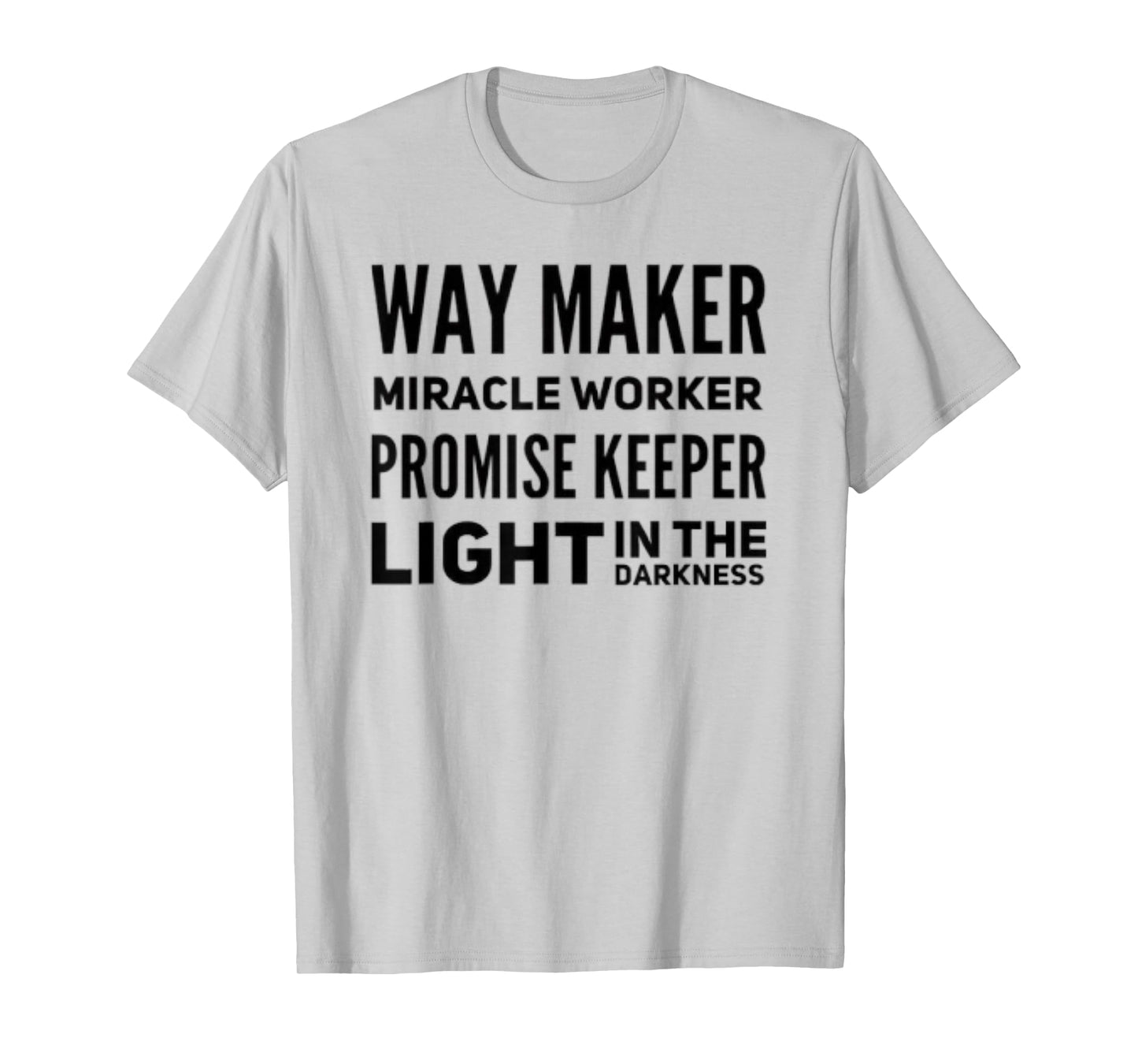 Way Maker Miracle Worker Christian Faith Design T-Shirt