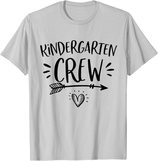 Back To School Kindergarten Crew Teachers Student Women T-Shirt - T-Shirt | Ash