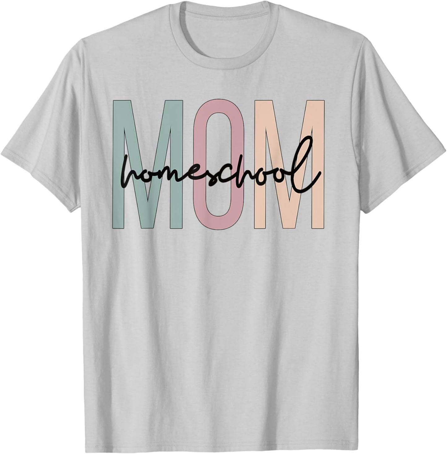 Homeschool Mom Boho Homeschooling Mom T-Shirt - T-Shirt | Ash