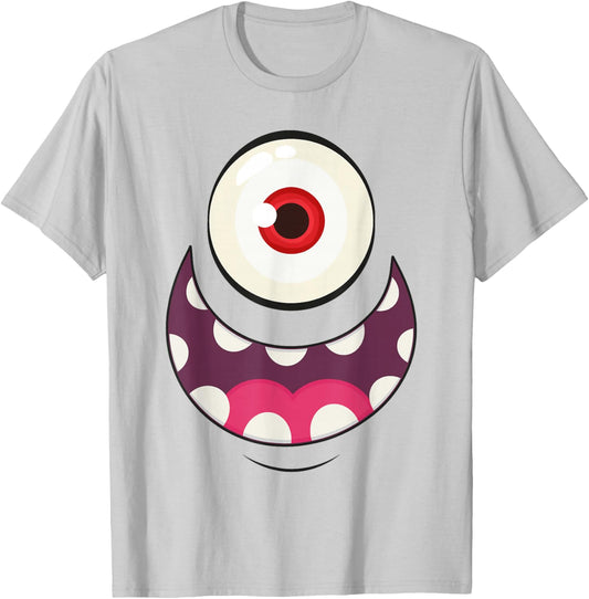 Monster Face T-Shirt - T-Shirt | Ash