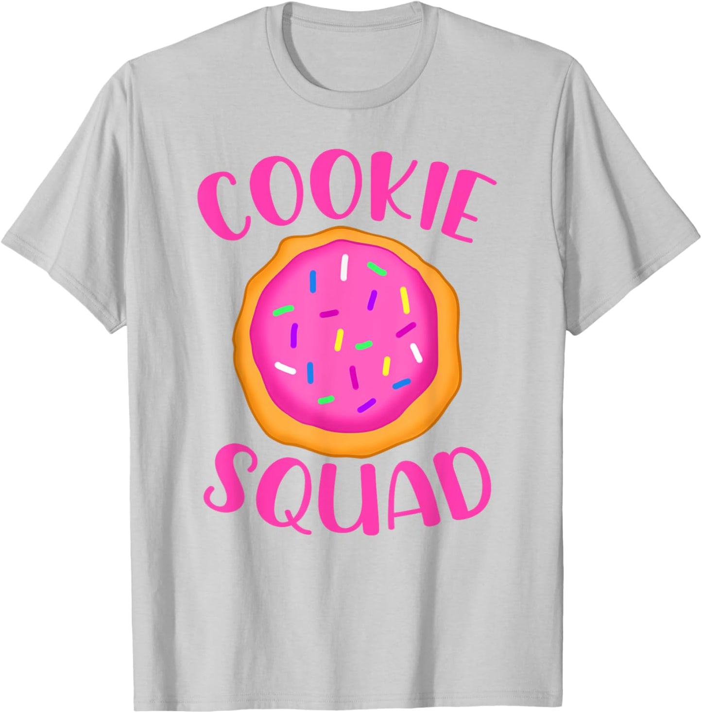 Sugar Cookie Squad Team Girls Cookie Baker Cookies T-Shirt - T-Shirt | Ash