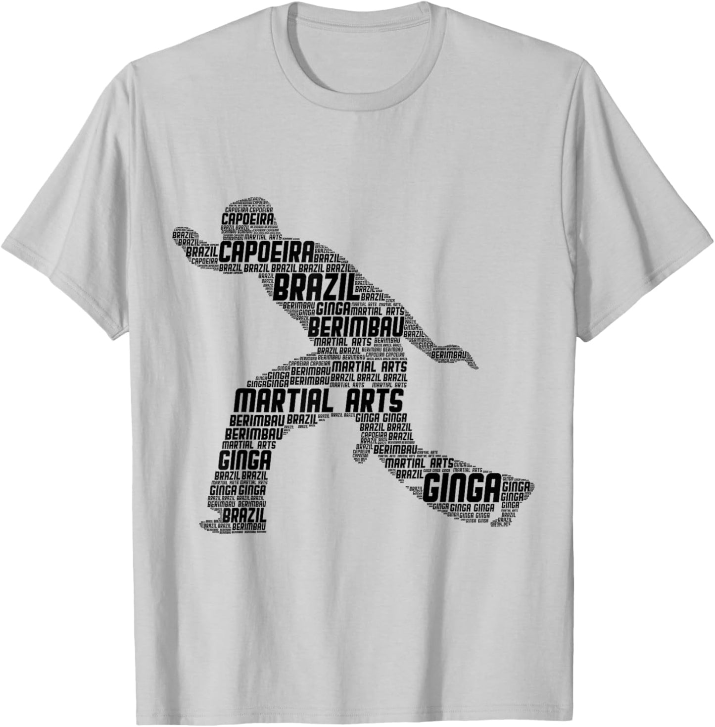 Capoeira Ginga Men Kids Boys T-Shirt - T-Shirt | Ash