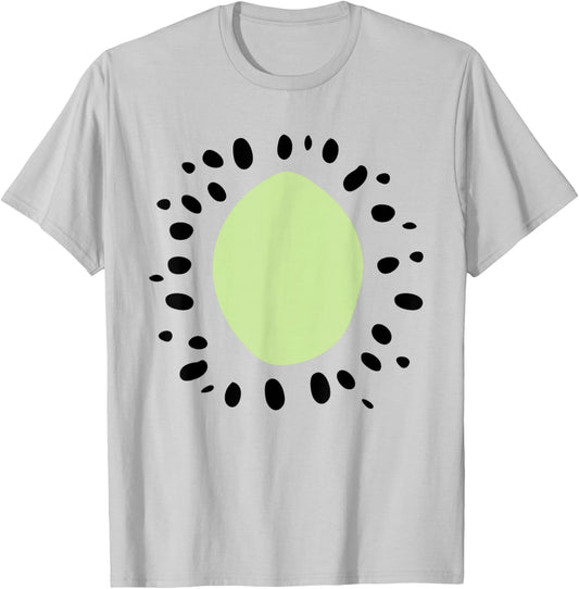 Kiwi Halloween Costume Cute Easy Fruit DIY Halloween T-Shirt - T-Shirt | Ash