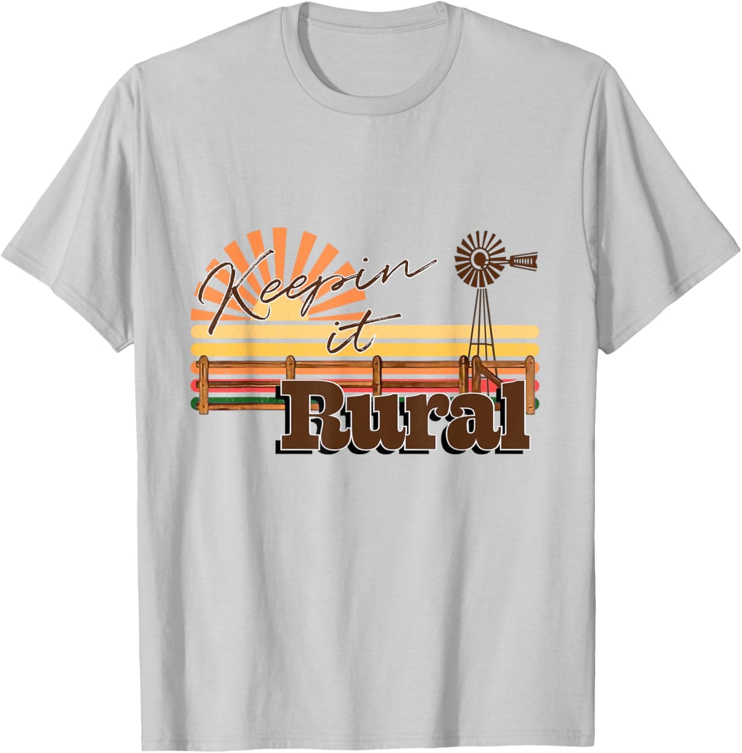 Keeping it Rural - agriculture farming T-Shirt - T-Shirt | Ash