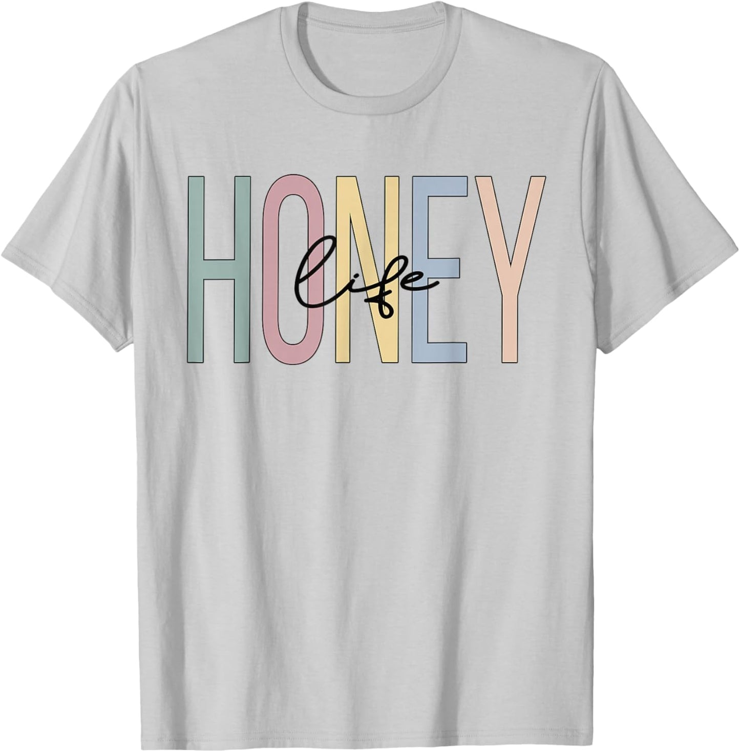 Honey Life Honey Grandma Boho Honey Grandmother T-Shirt - T-Shirt | Ash