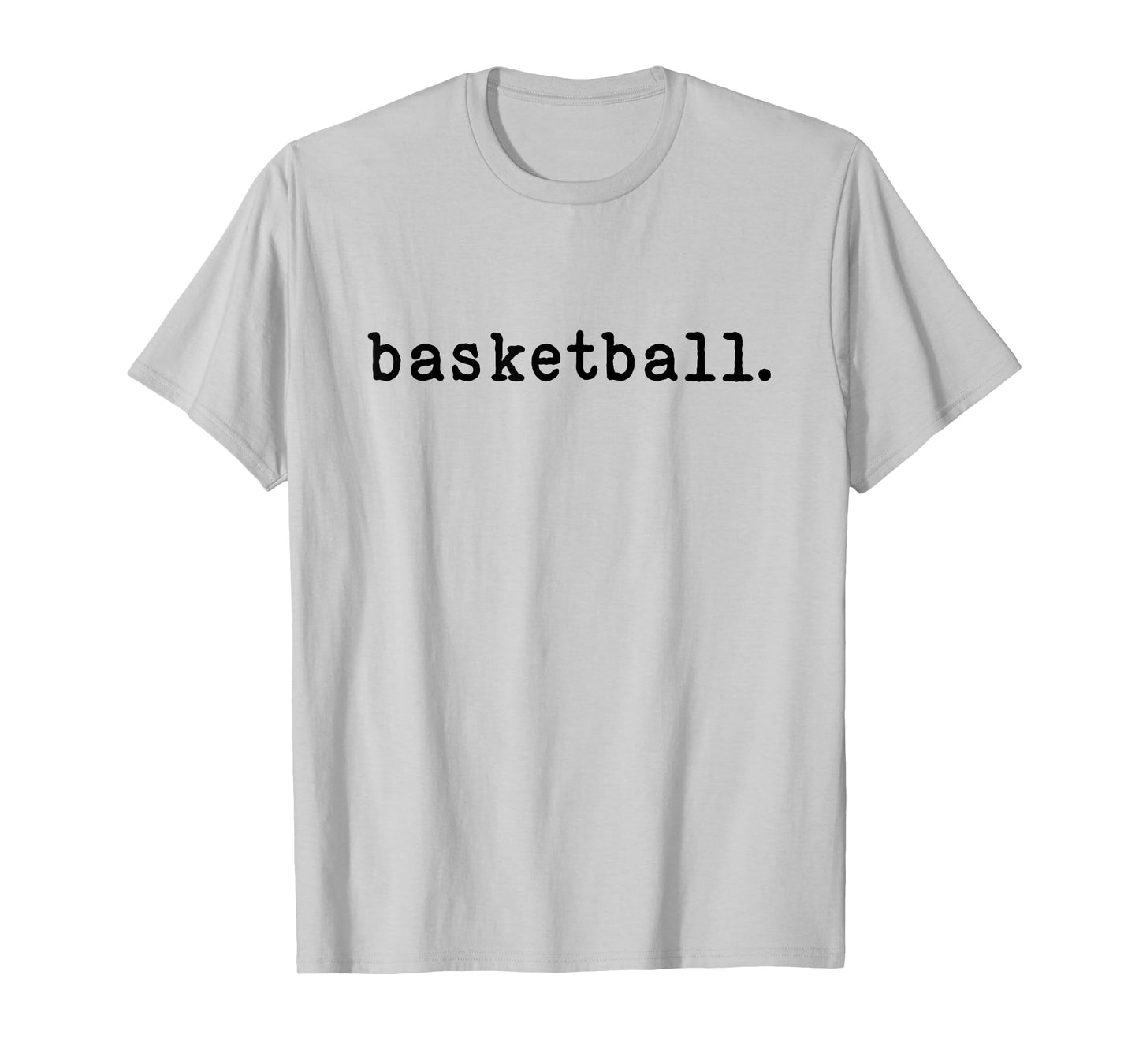 Basketball Enthusiast Minimalist Sports T-Shirt