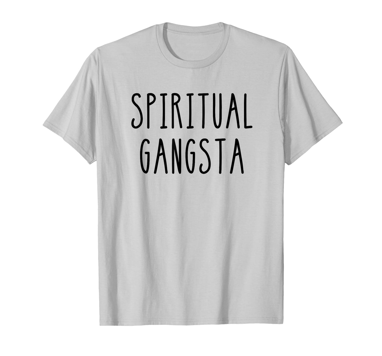 Mens Womens Yogi Funny Yoga Spiritual Gangsta T-Shirt T-Shirt