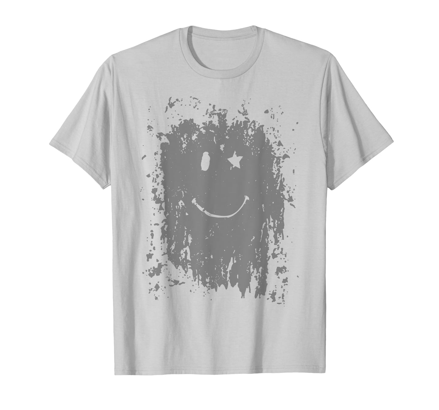 Funny Mud Splatter Face Cool Marathon and Mud Run T-Shirt