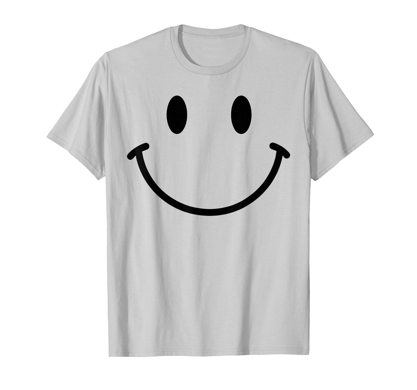 70s Yellow Smile Face Happy Smiling Positive Retro Funny T-Shirt