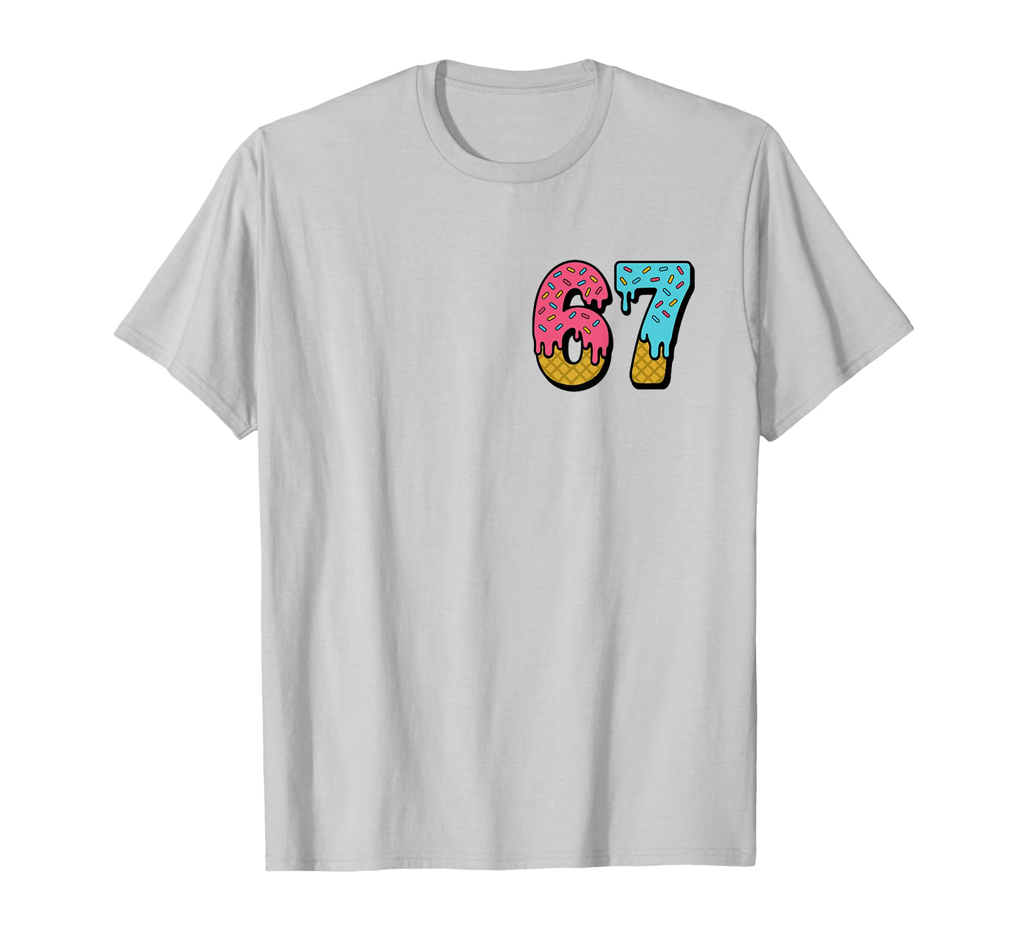 Six Seven Ice Cream Drip Sport 67 Fun Mason Meme T-Shirt