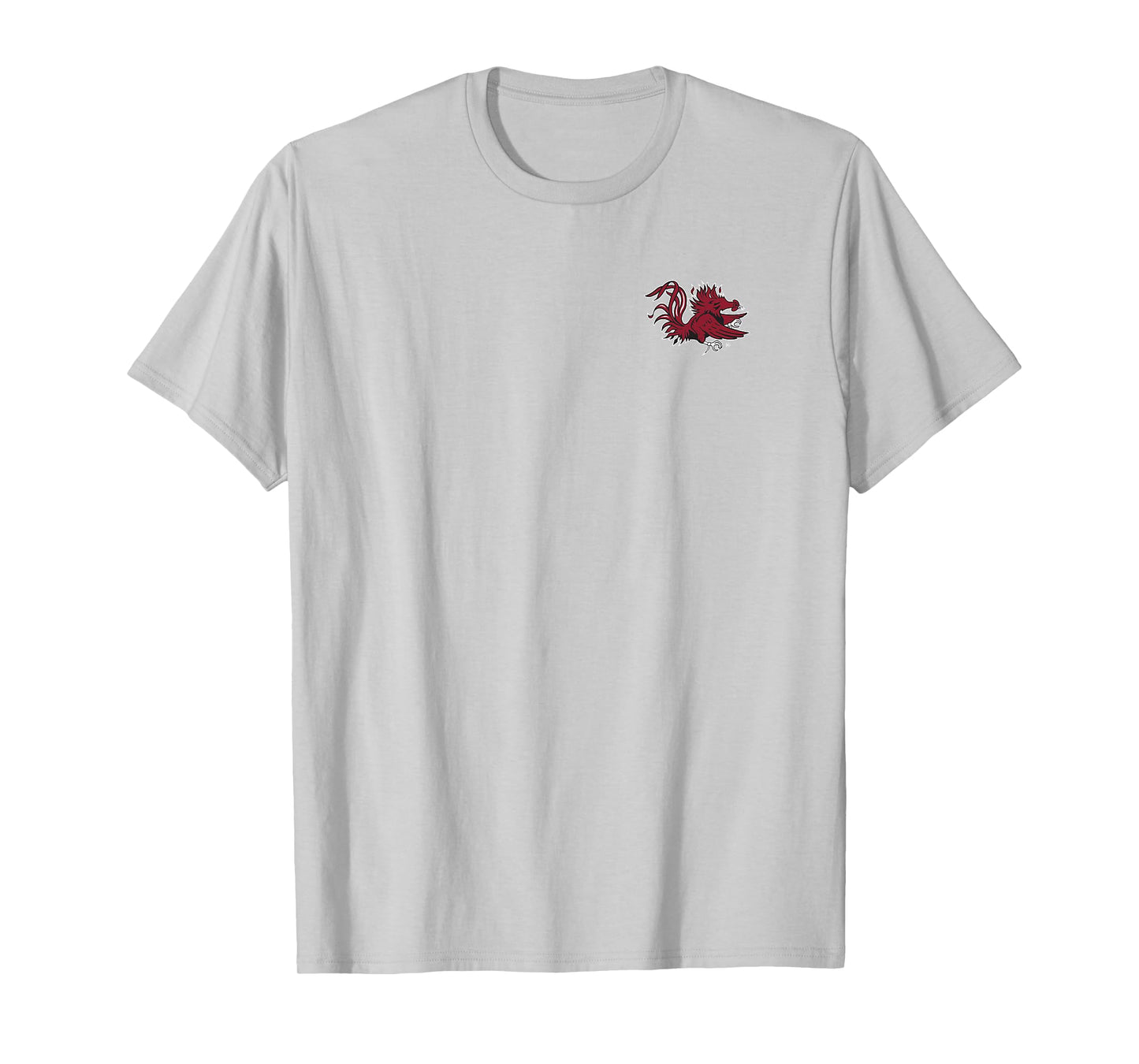South Carolina Gamecocks Icon Front/Back Heather Gray T-Shirt