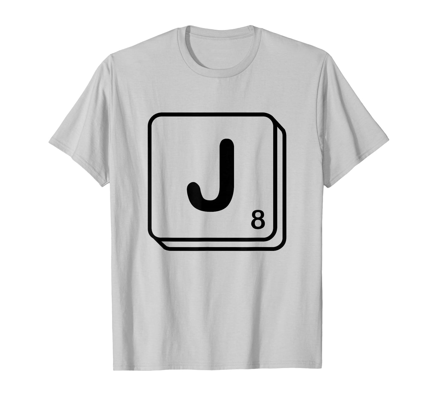 Letter J Word Game Tile T-Shirt