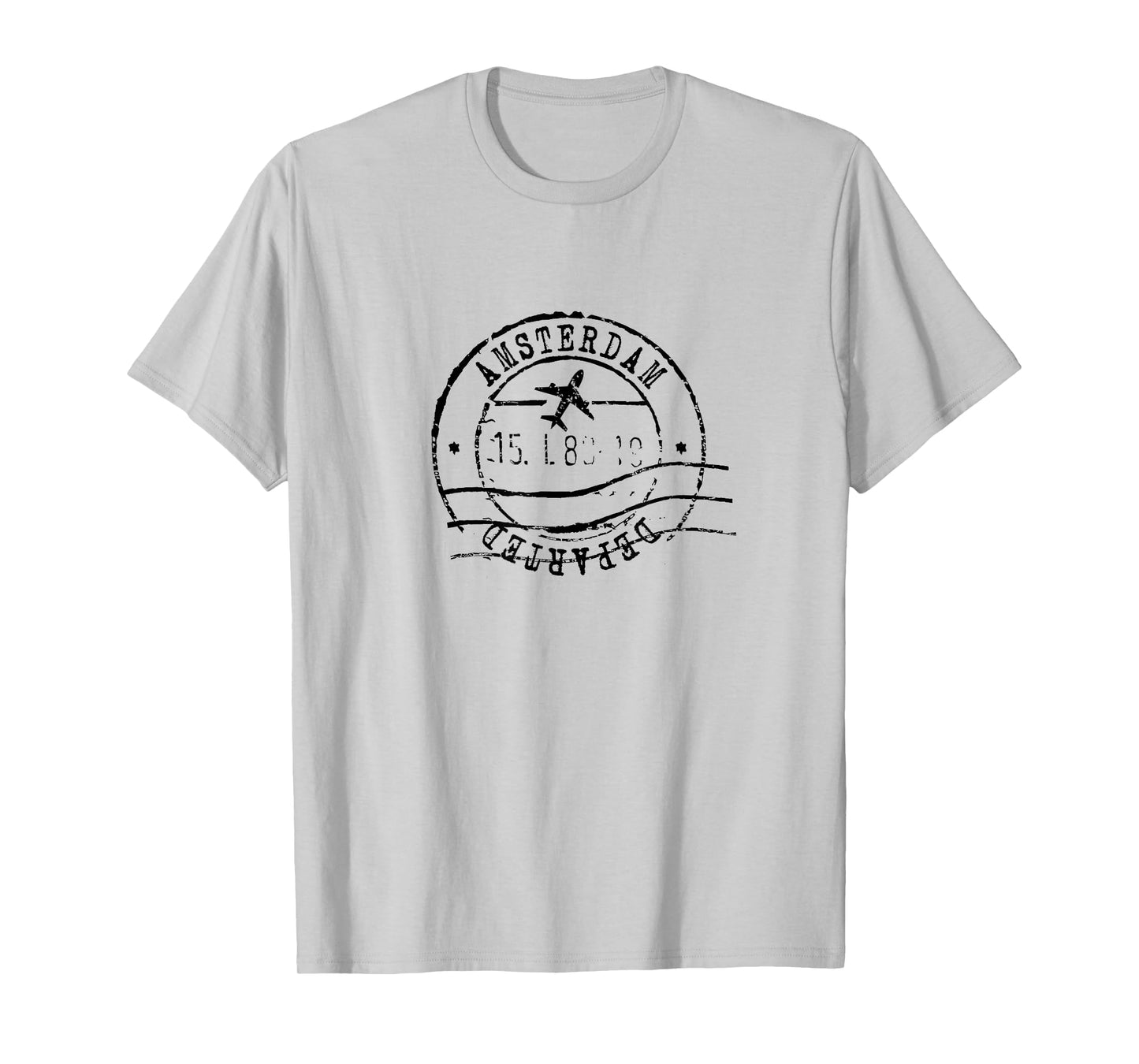Amsterdam Netherlands Travel Vintage Passport Stamp T-Shirt
