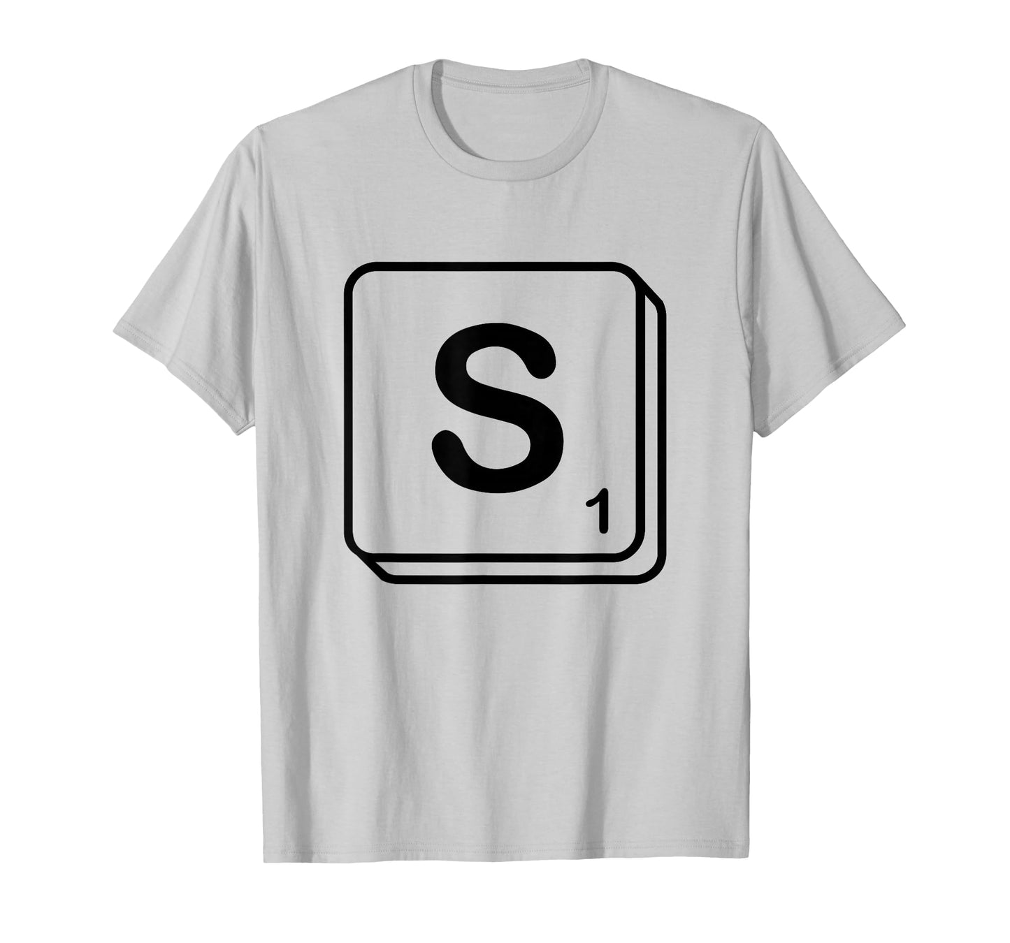 Letter S Word Game Tile T-Shirt