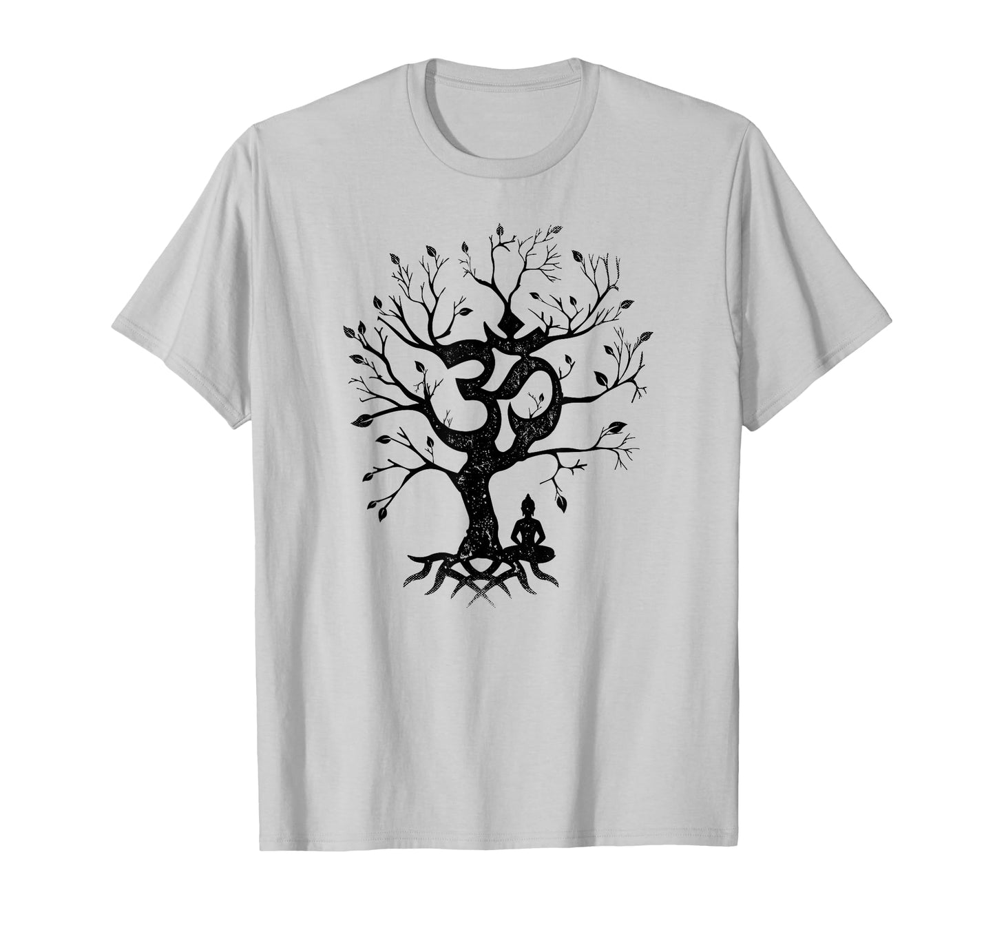Tree of Life and Ohm Symbol Design for Women or Men Om T-Shirt