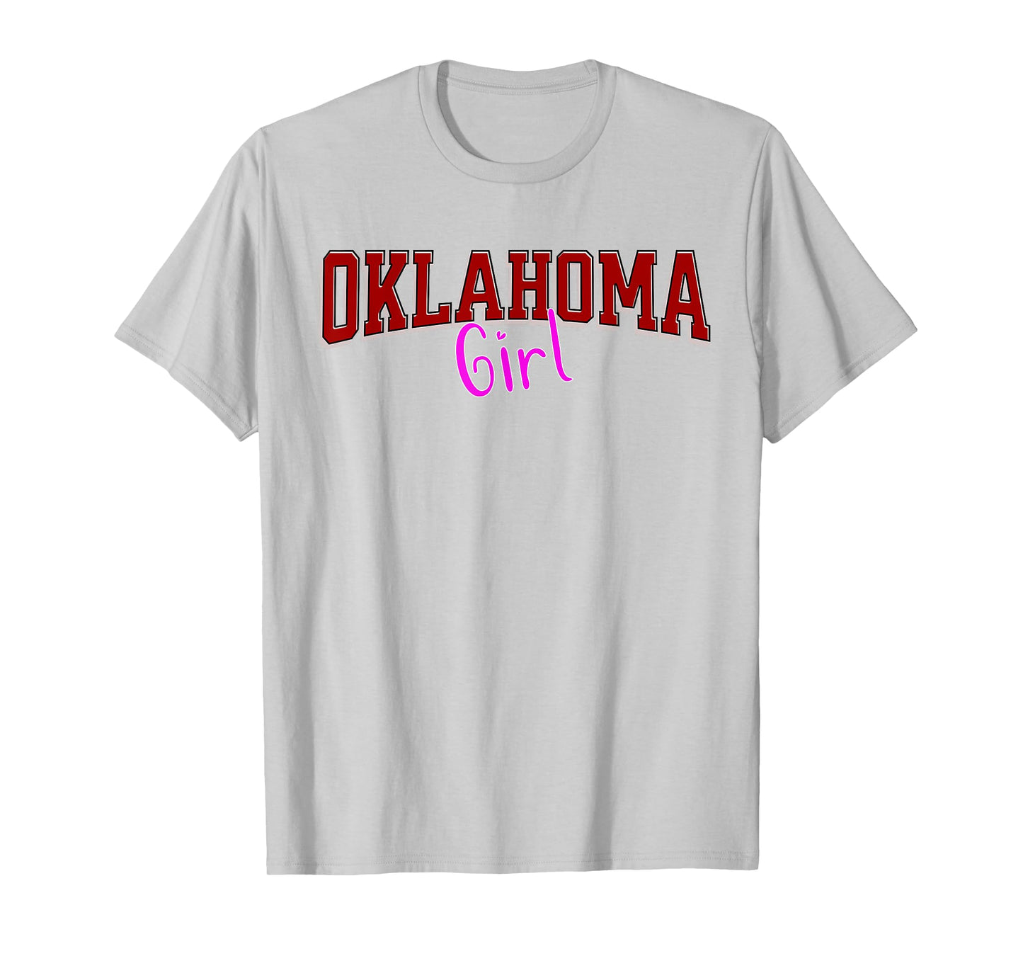 Vintage Oklahoma Girl Retro Pink Oklahoma Women and Girls T-Shirt
