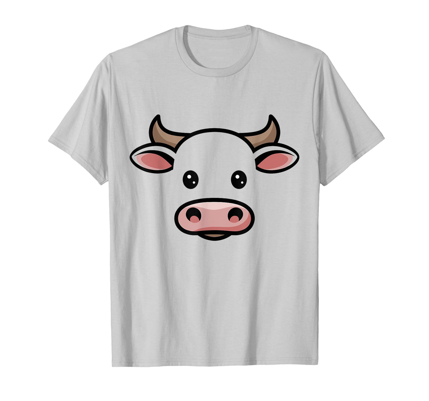 Halloween Cow Bull Face Tshirt Costume Kids Cute Themed T-Shirt