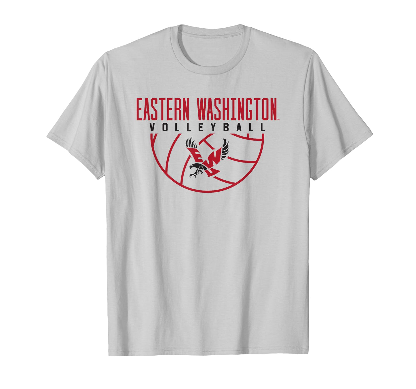 Eastern Washington University EWU Eagles Volleyball Arch T-Shirt