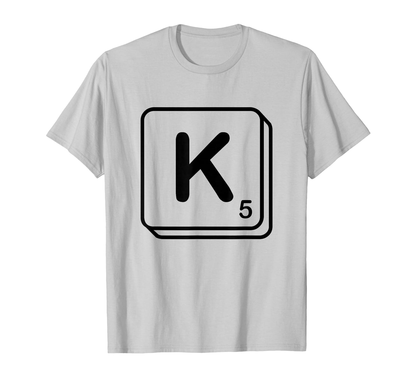 Letter K Word Game Tile T-Shirt