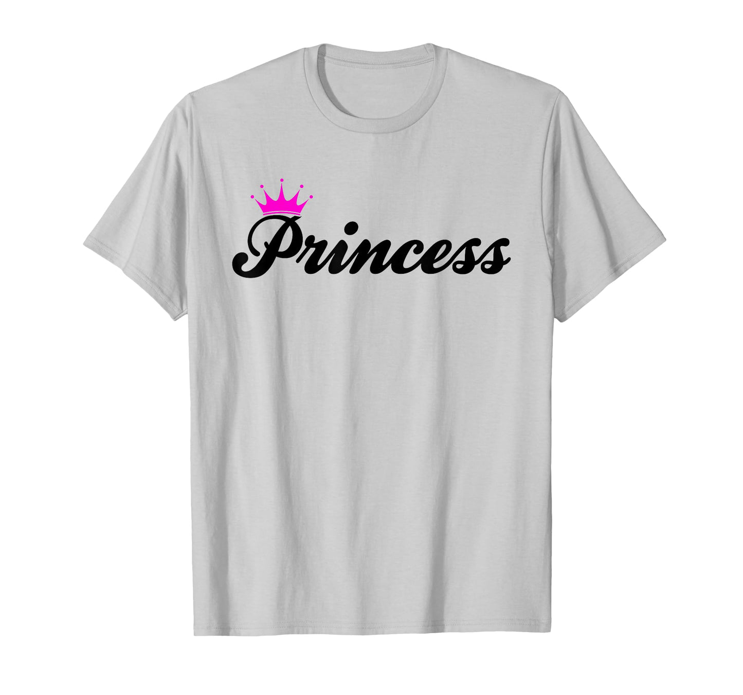 Princess Pink Crown Funny Princess gift matching Family Love T-Shirt