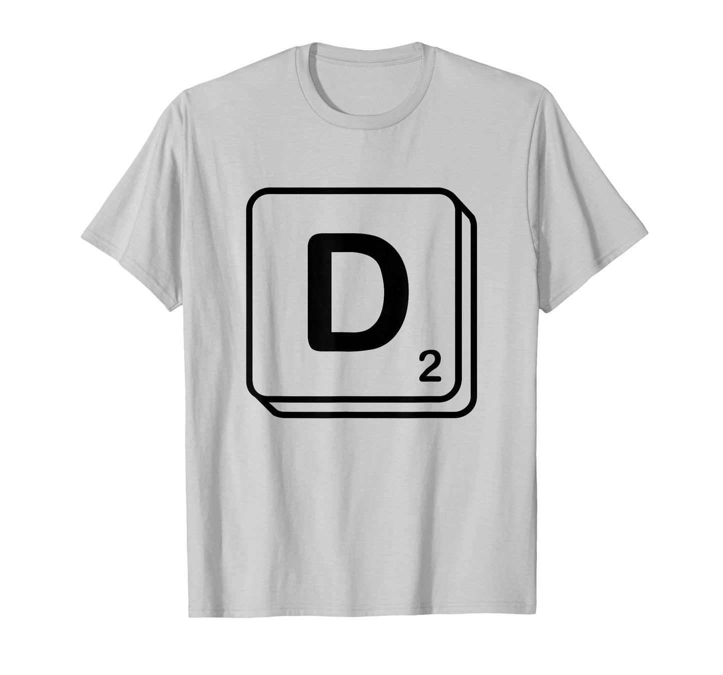 Letter D Word Game Tile T-Shirt