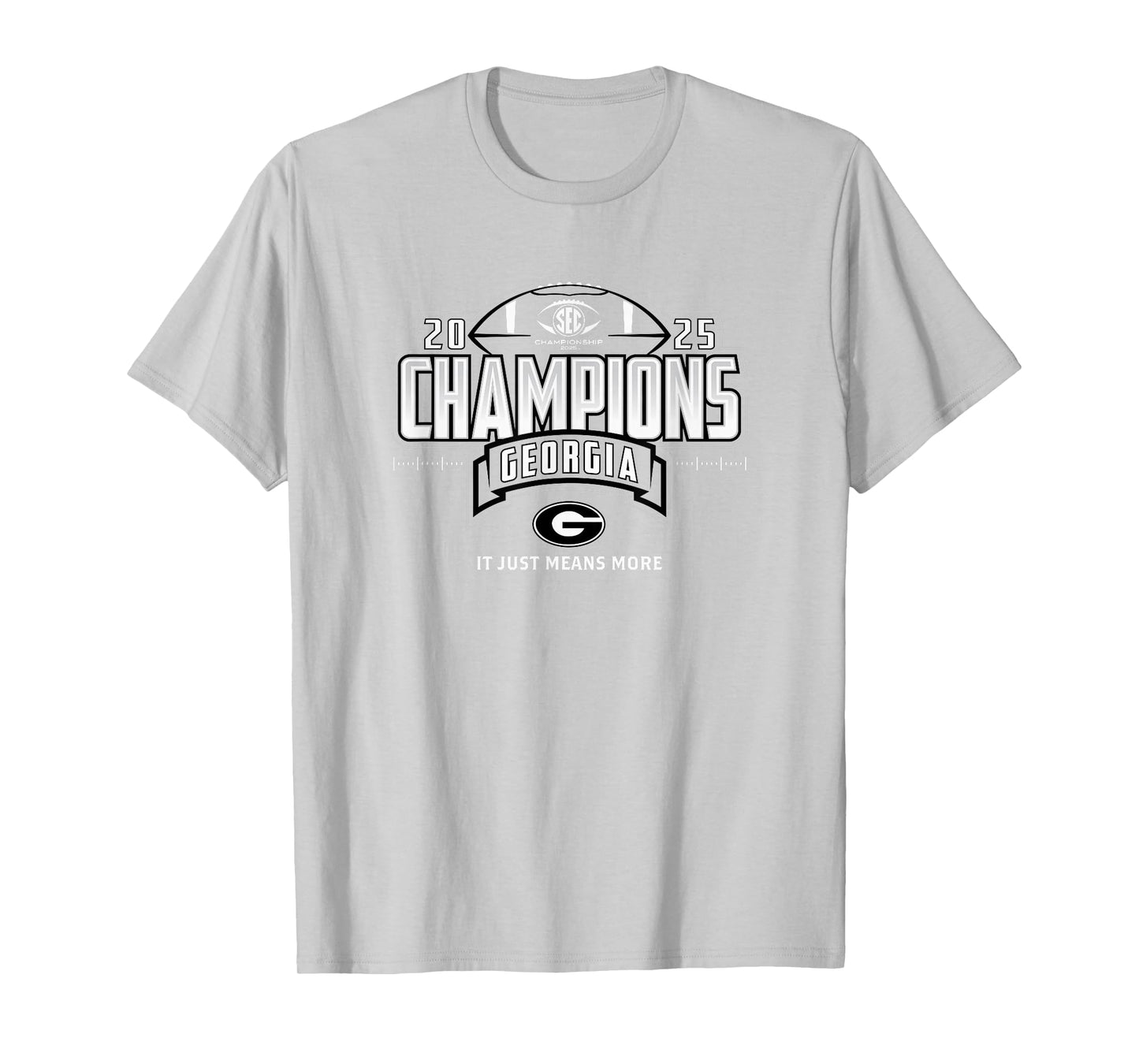 Georgia Bulldogs SEC Champs 2025 Football Locker Room T-Shirt