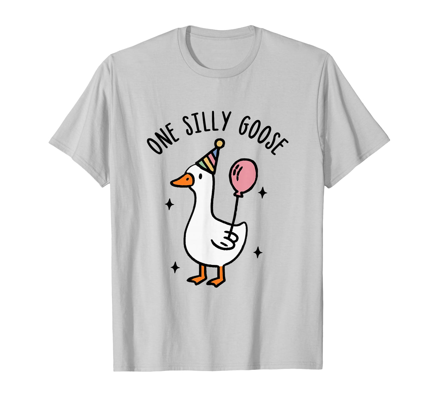 One Silly Goose Funny 1st First Birthday T-Shirt